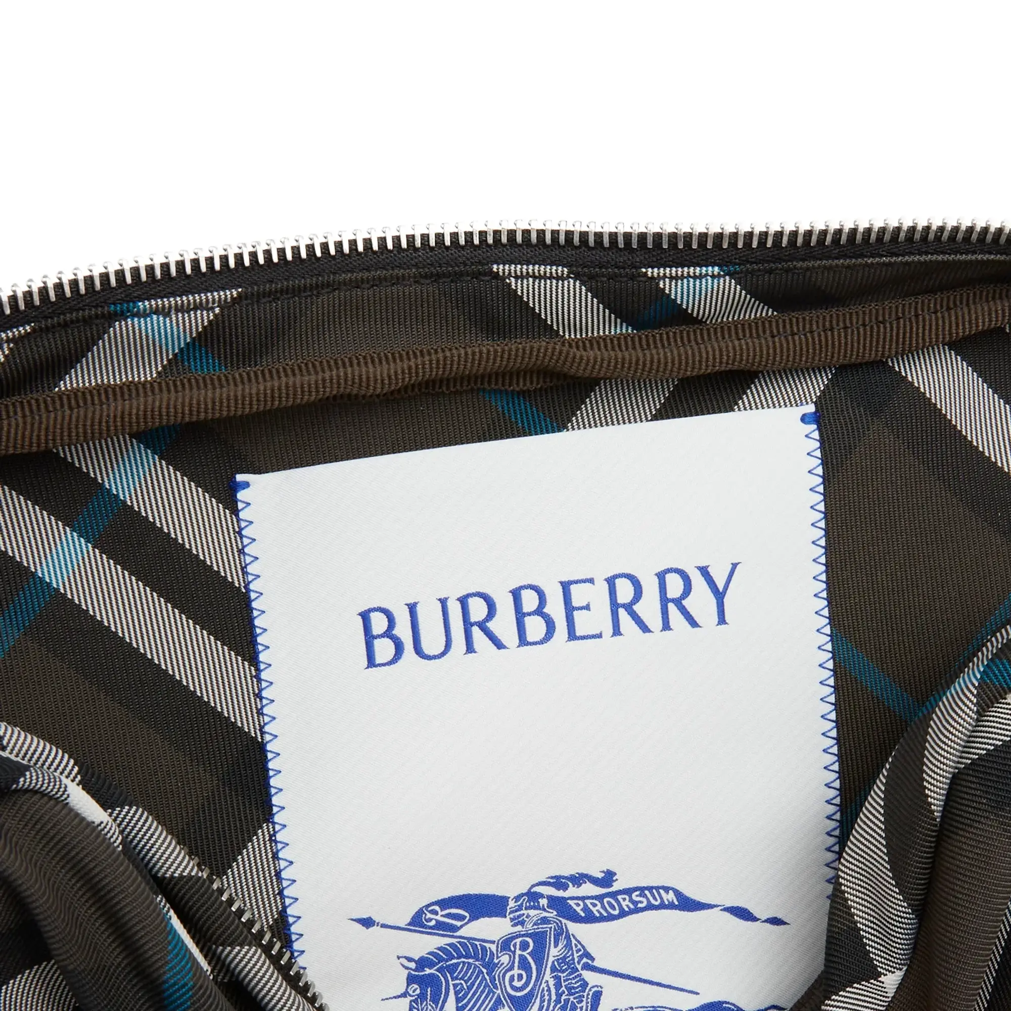 Burberry Men's Essential Check Cross Body Bag Snug