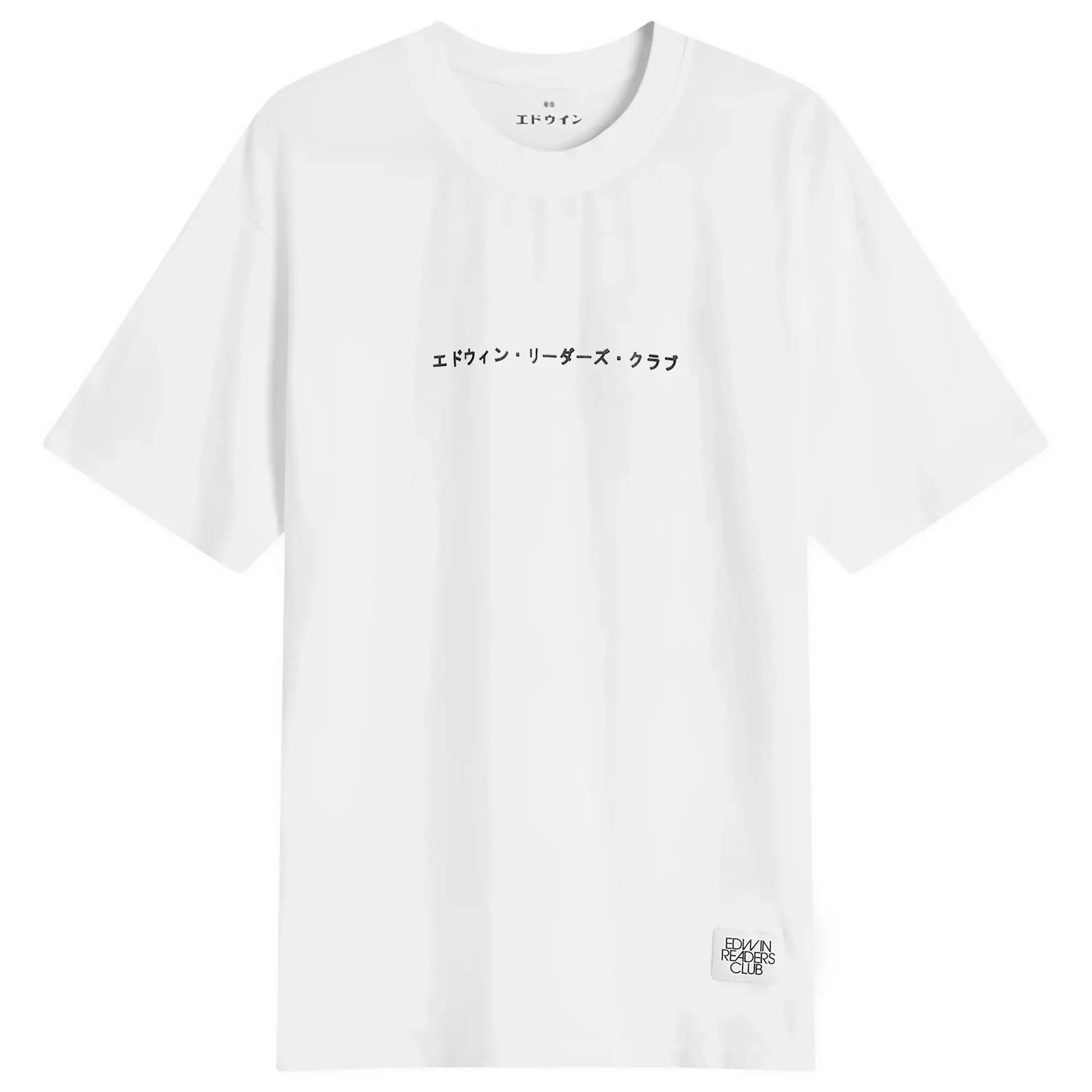 Edwin Cotton Uniform Regular Fit Short Sleeve Graphic T-Shirt, White