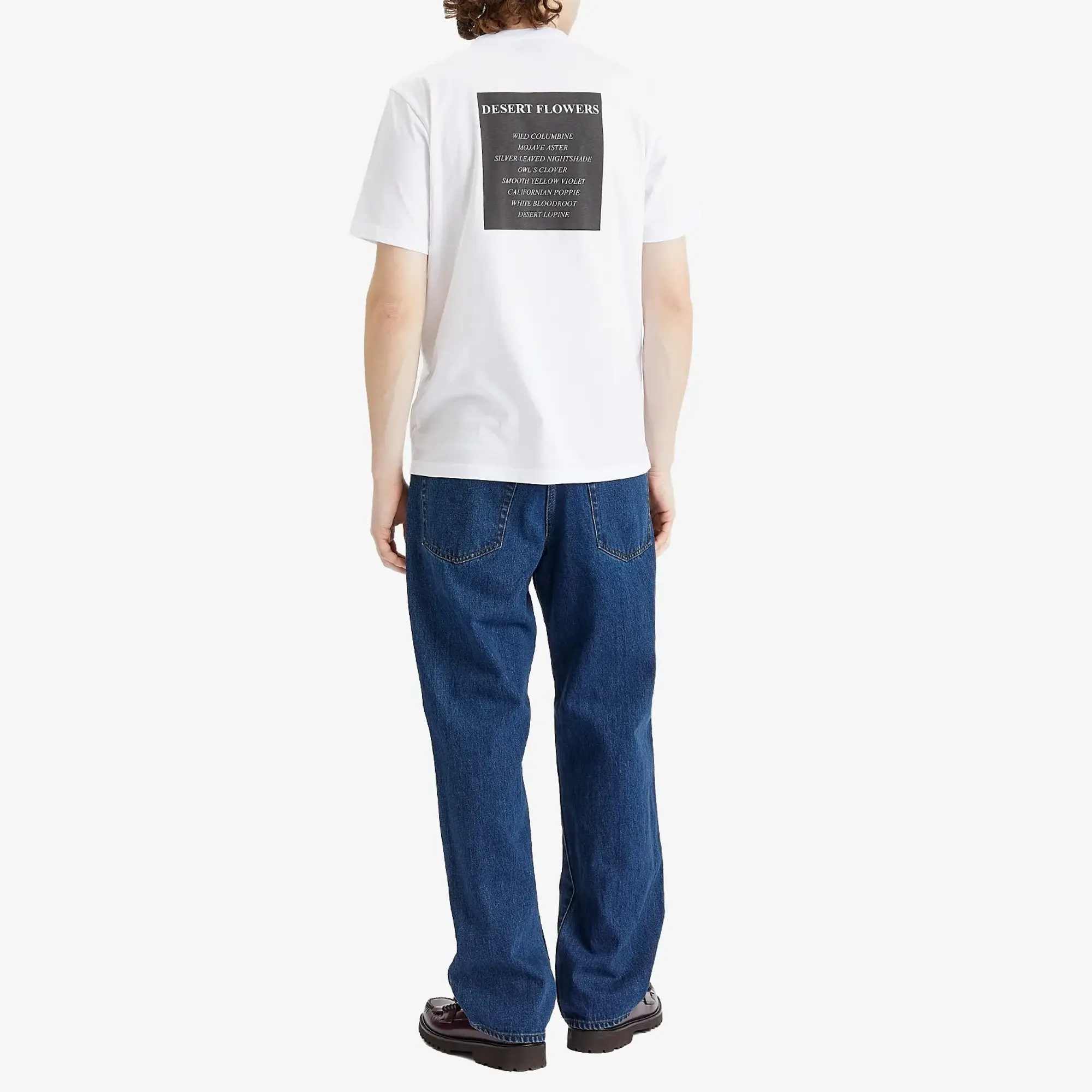 Ps Paul Smith Card Print Logo T-Shirt With Back Print In White