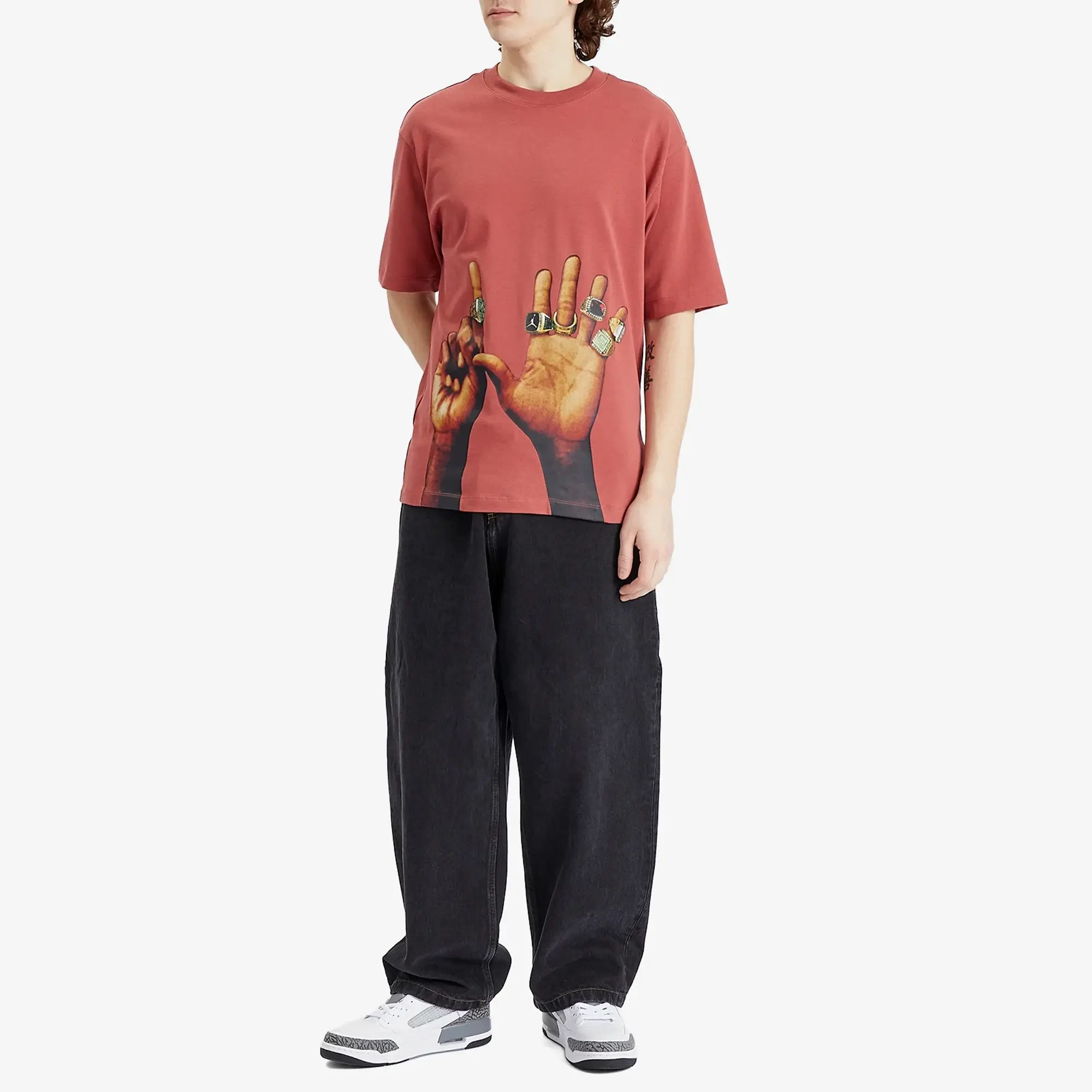 Nike Jordan Jordan Graphic T-Shirt In Rust-Red