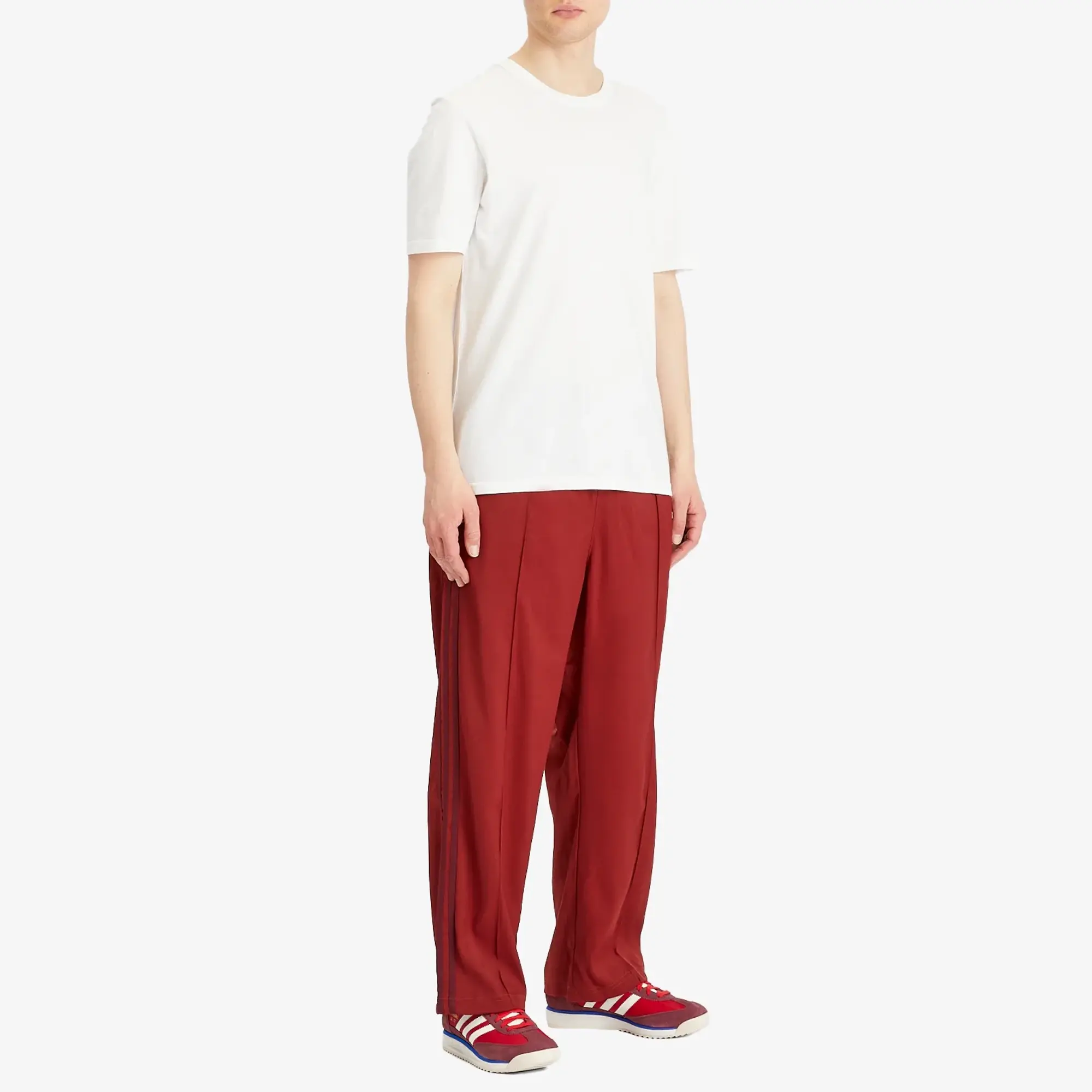 adidas Originals Premium Baggy Track Pant, Red