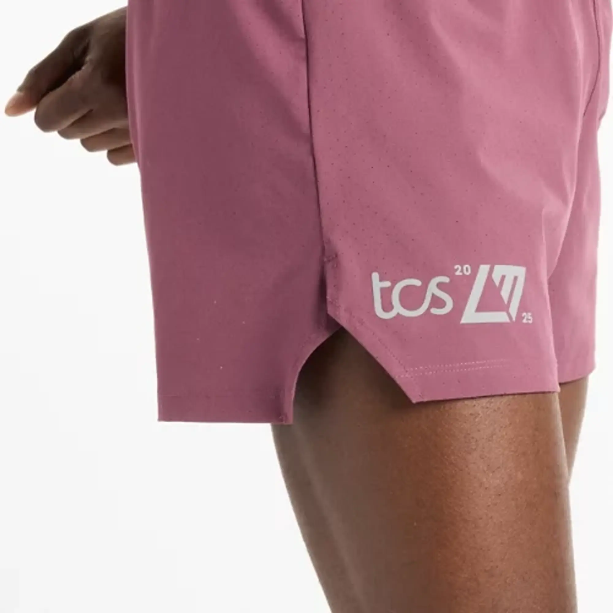 New Balance Men's London Edition RC Short 5 in Purple Polywoven