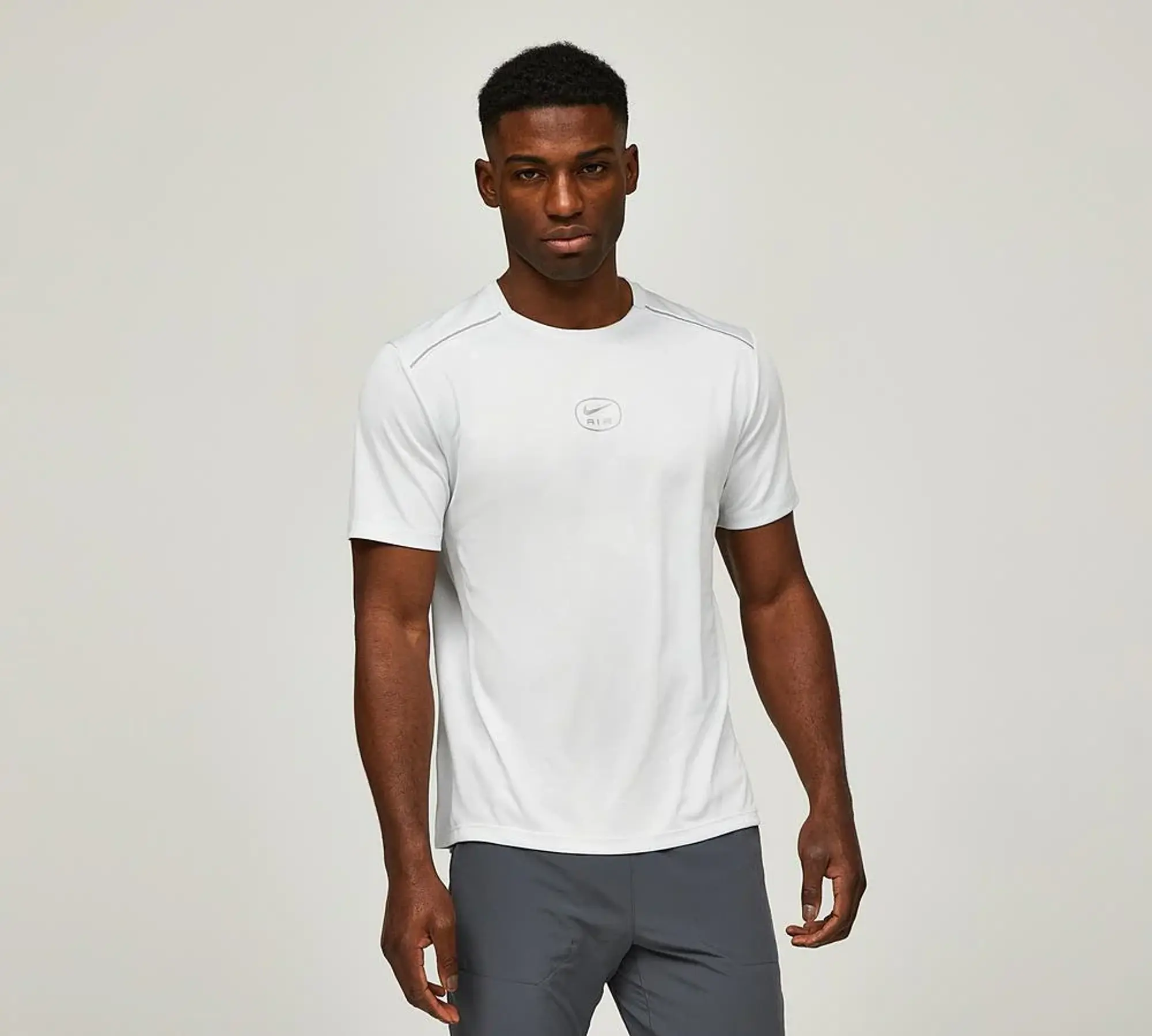 Nike Swoosh Air Run T-Shirt - White - Size XL - White