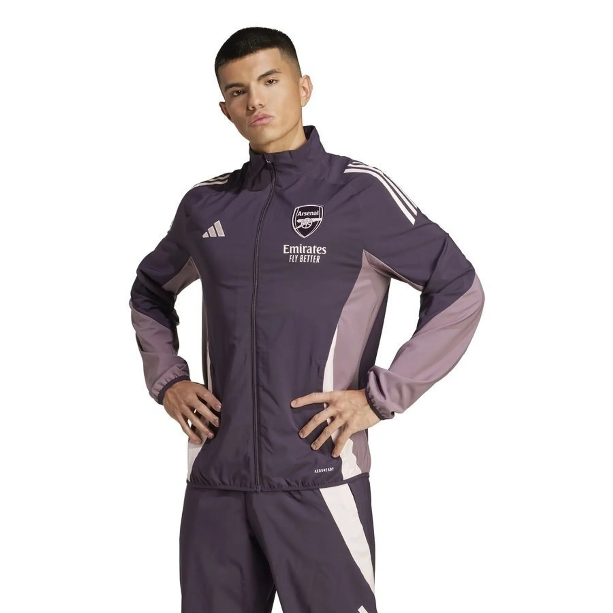 adidas Arsenal Training Jacket Presentation Tiro 24 - Purple - ['Purple']