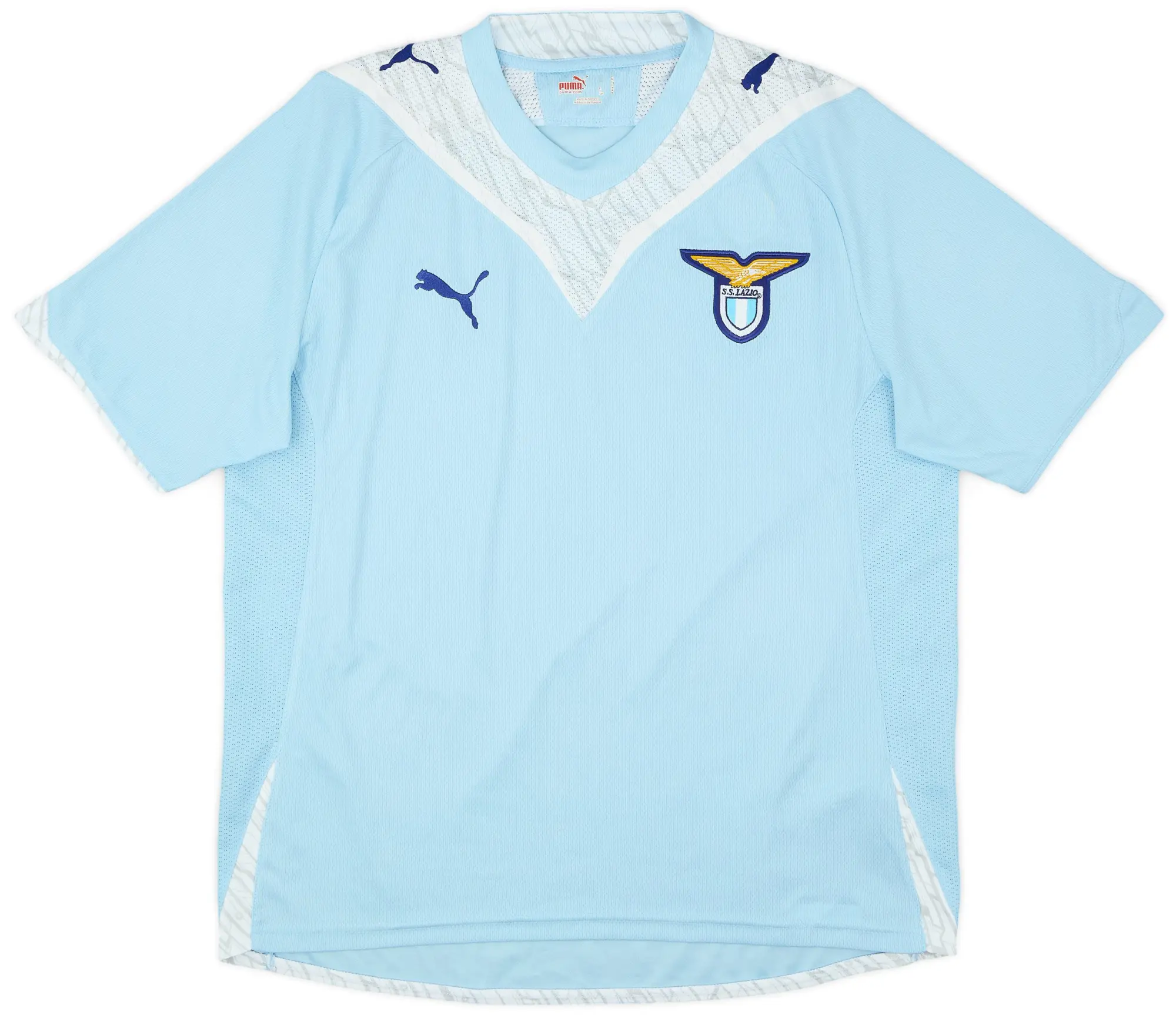 Puma 2009-10 Lazio Home Shirt - 7/10 - (M)