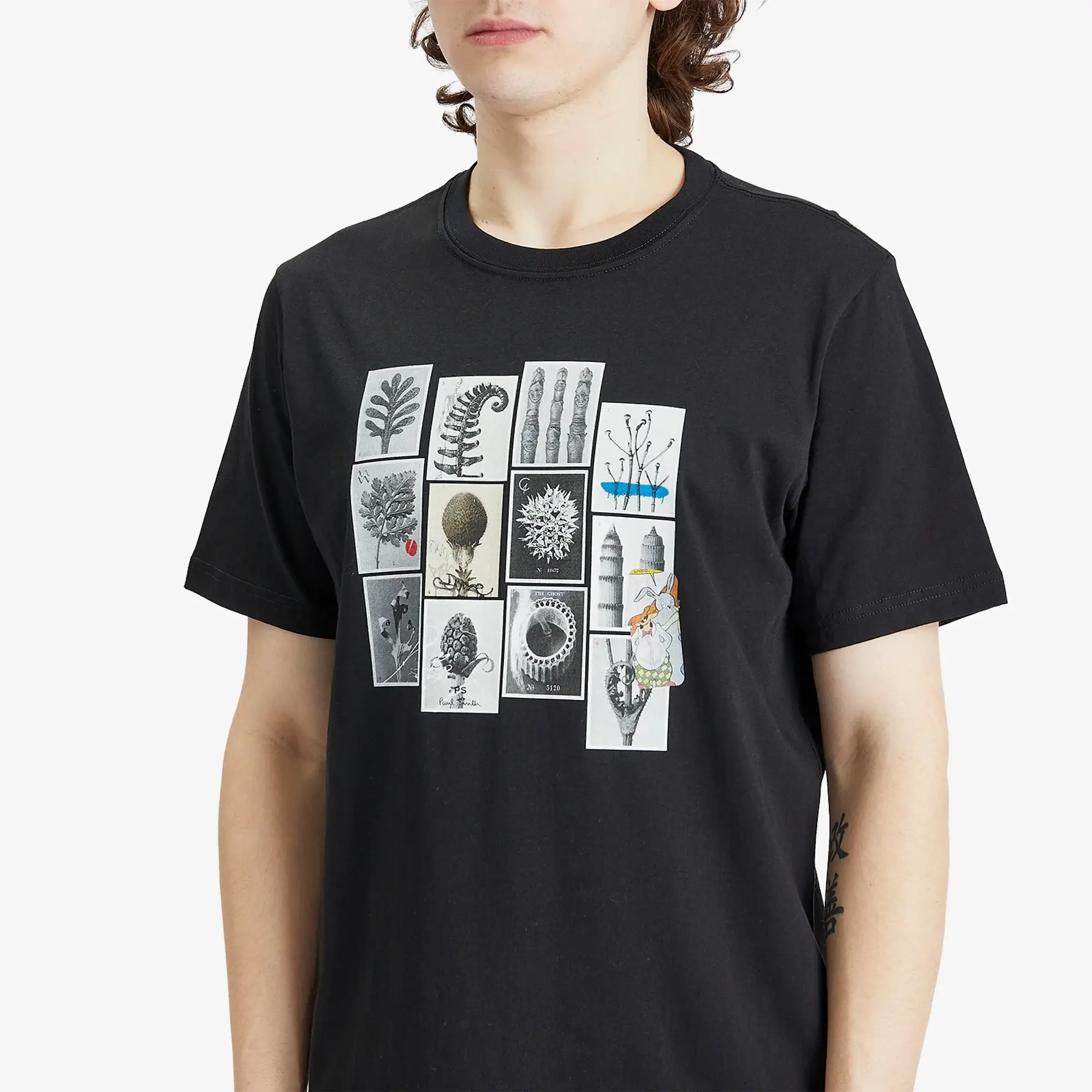 Paul Smith Men's Desert Flowers T-Shirt Black
