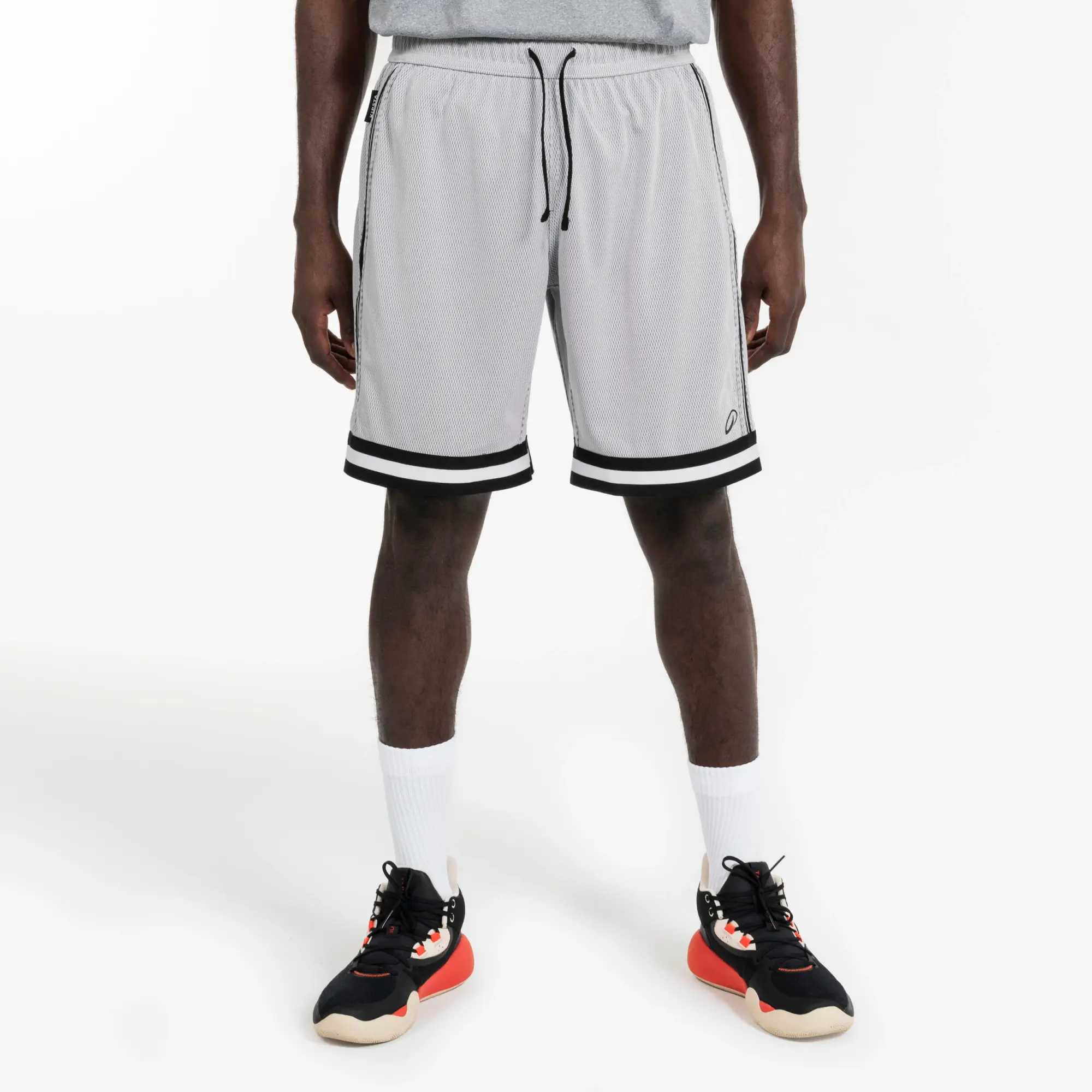 Kipsta Adult Reversible Basketball Shorts Shr-500 - Beige/Green