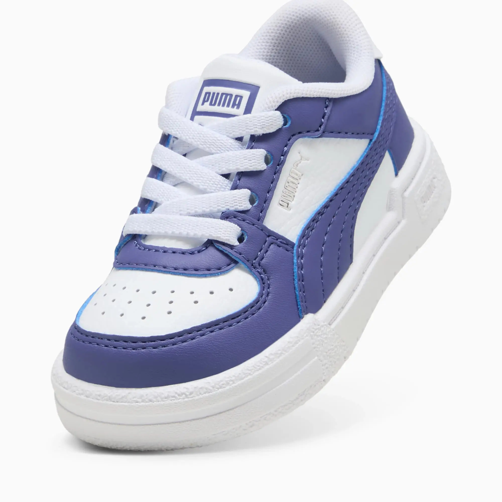 PUMA CA Pro Classic AC Babies' Trainers, White/Blue Crystal