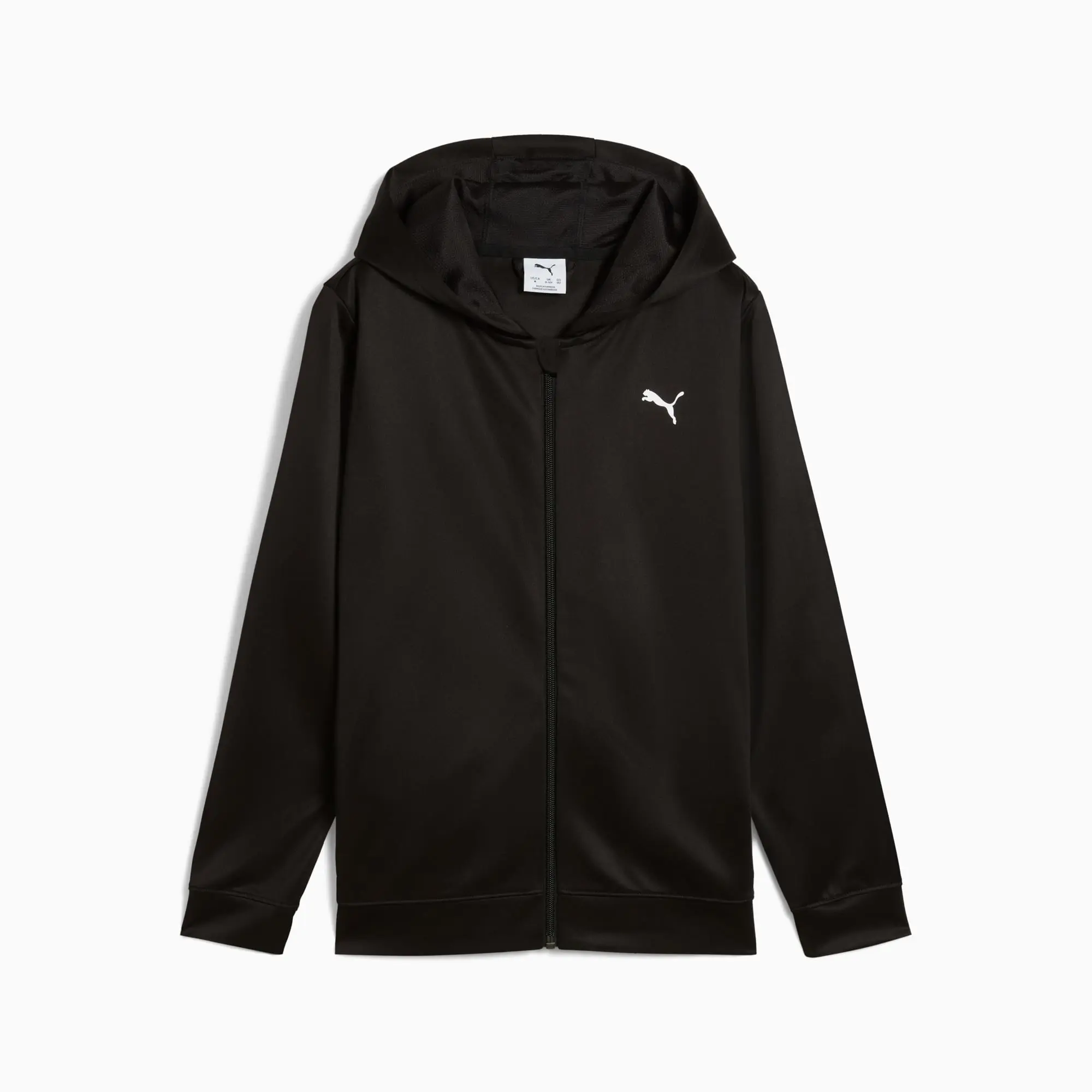 PUMA Train All Day Essentials Full-Zip Jacket Youth, Black