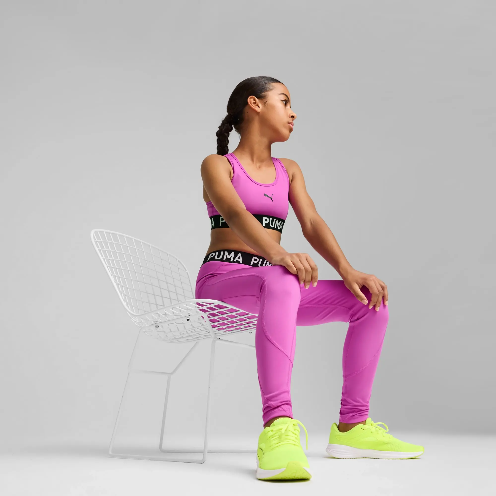 PUMA Strong Train Tights Youth, Pure Magenta