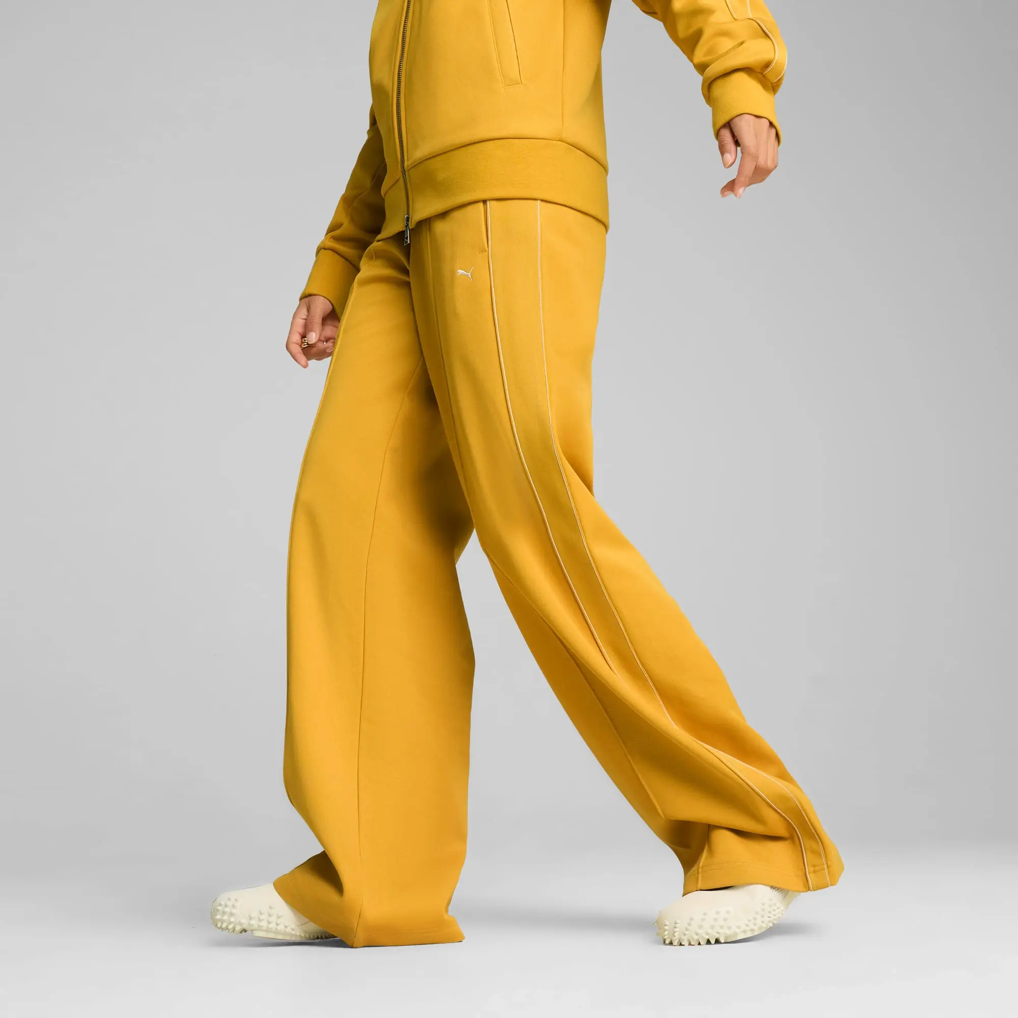 PUMA T7 Track Pants Women, Archive Gold