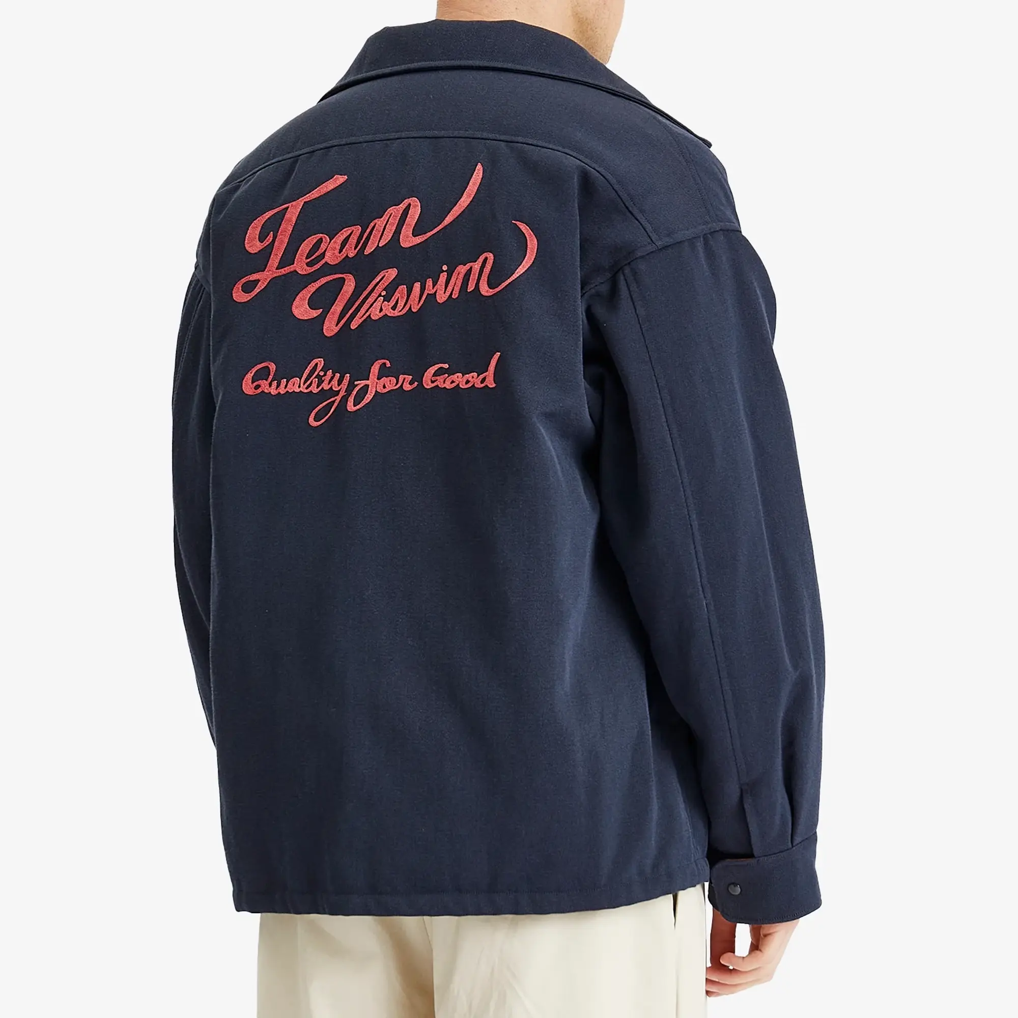 Visvim Men's Westwood Down Team Jacket Navy