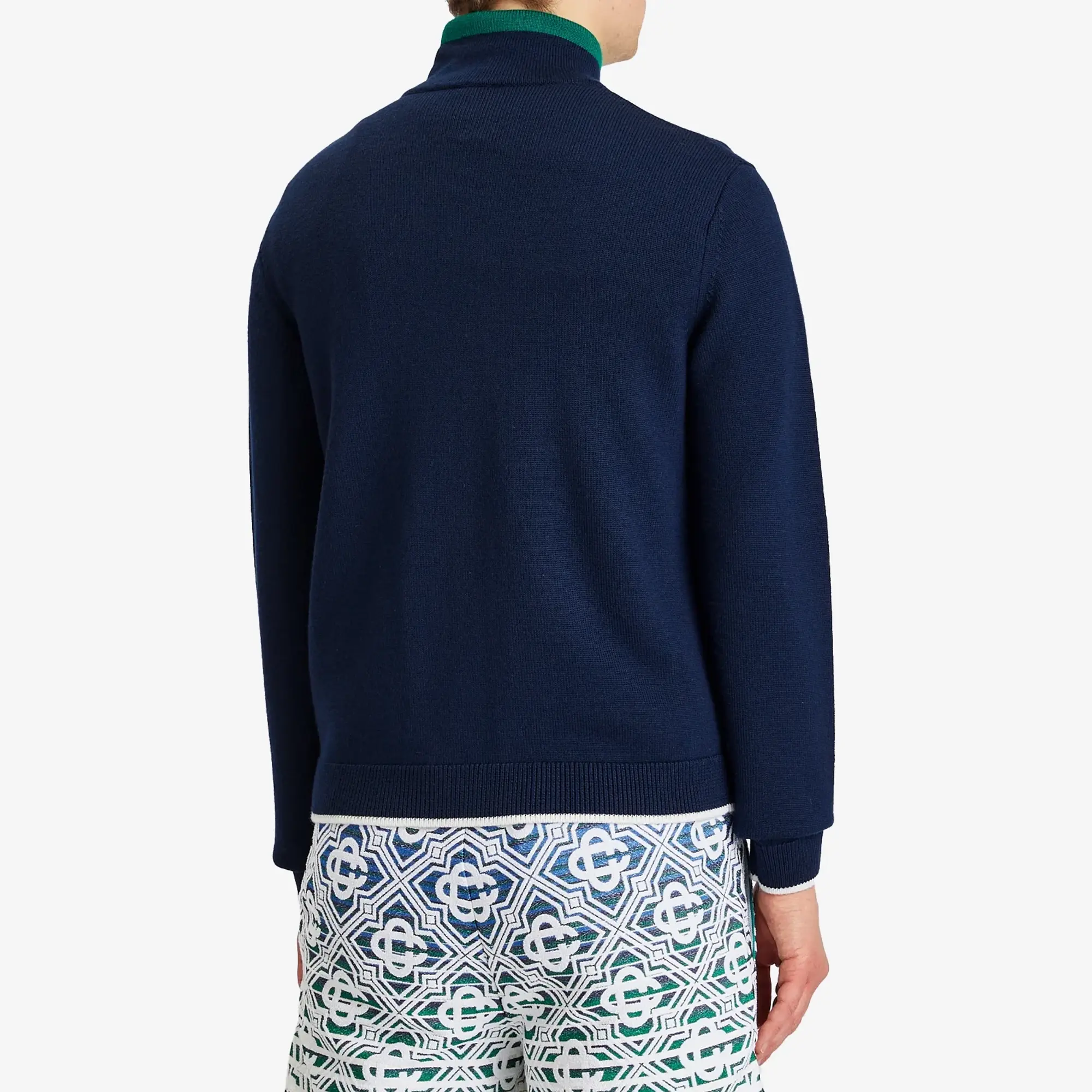 Casablanca Men's Tennis Track Jacket Navy