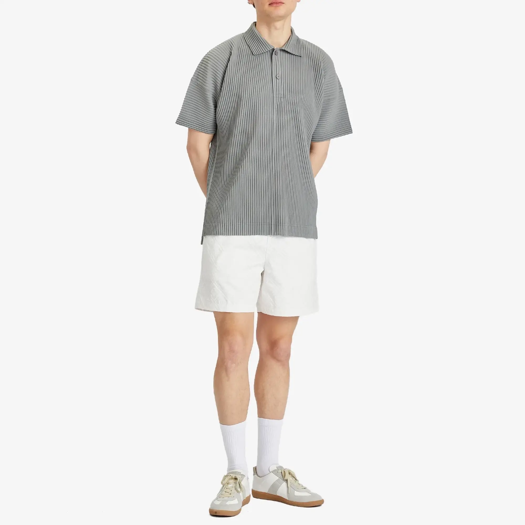 Casablanca Men's Monogram Drawstring Shorts White