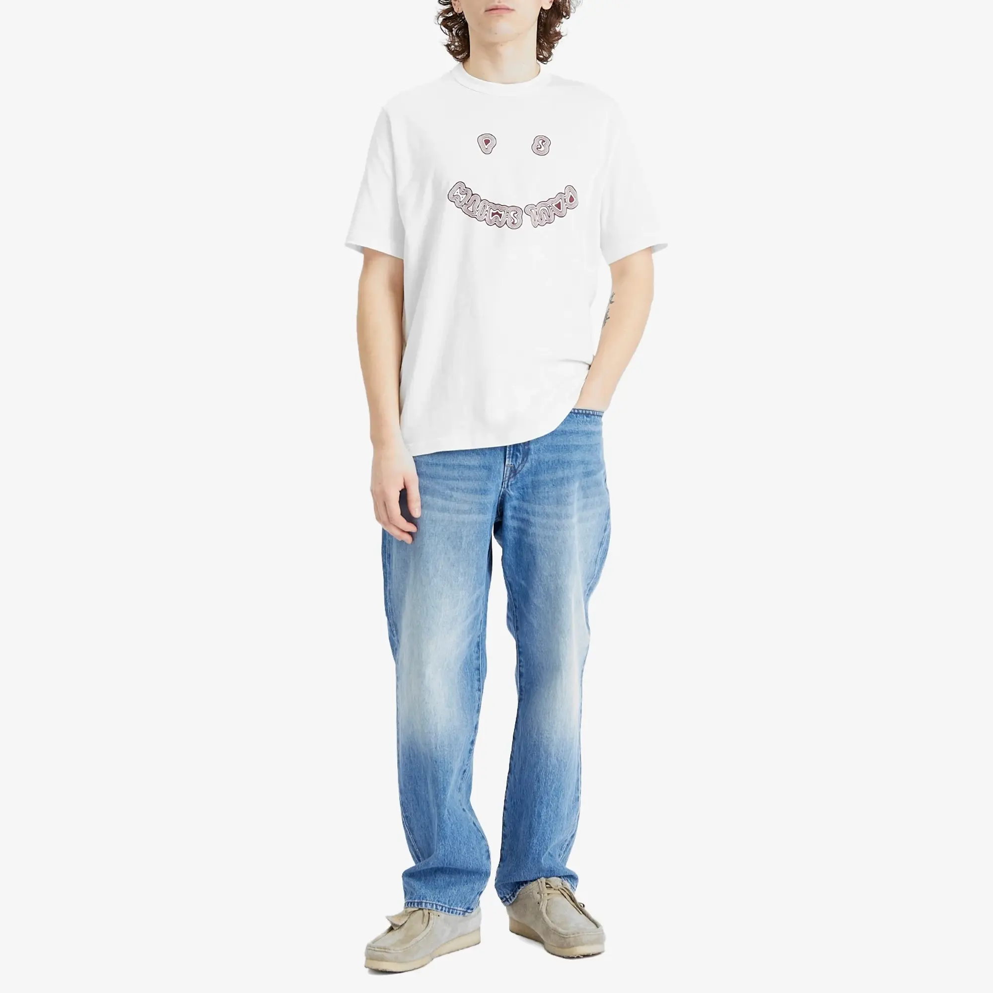 Paul Smith Men's PS Happy T-Shirt White
