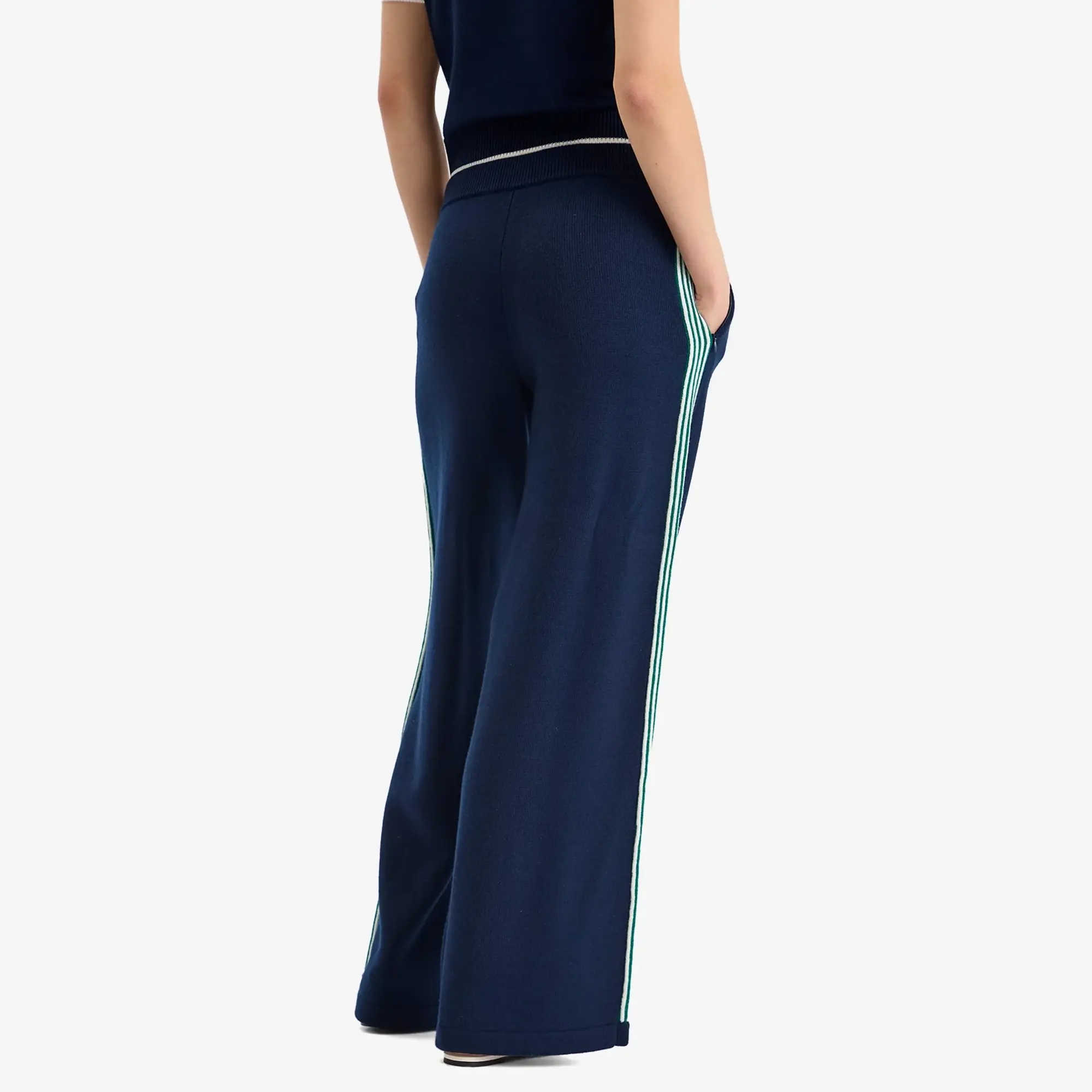 Casablanca Women's Tennis Trousers Navy/Green