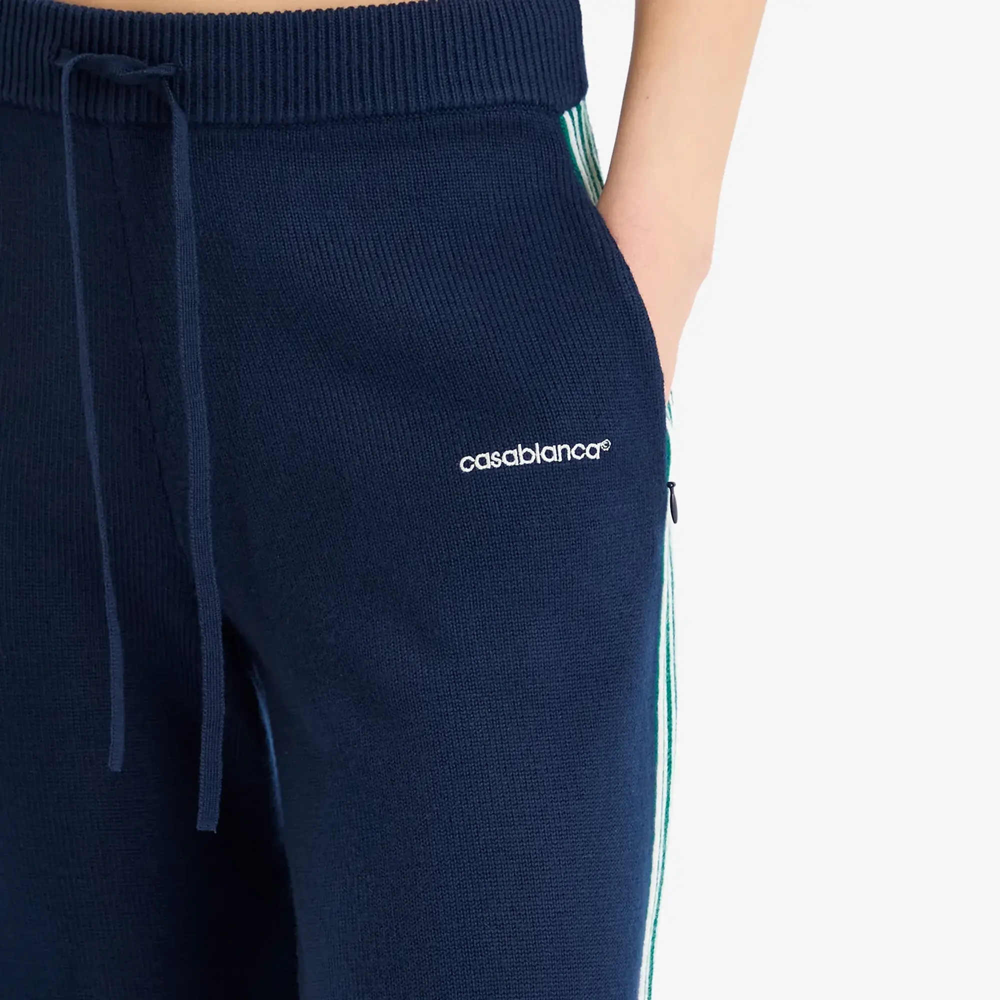 Casablanca Women's Tennis Trousers Navy/Green