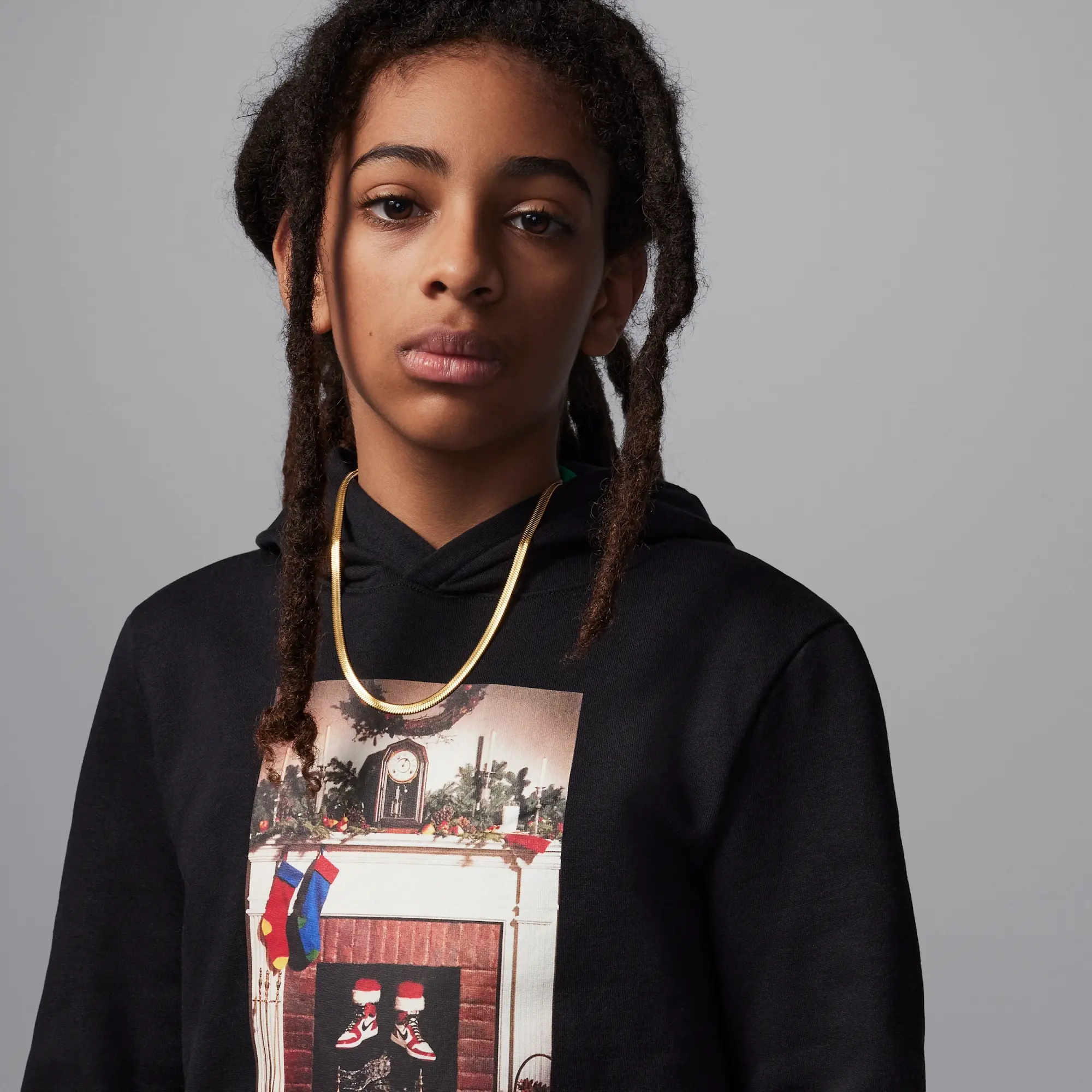 Nike Jordan Older Kids' (Boys') Pullover Hoodie - Black