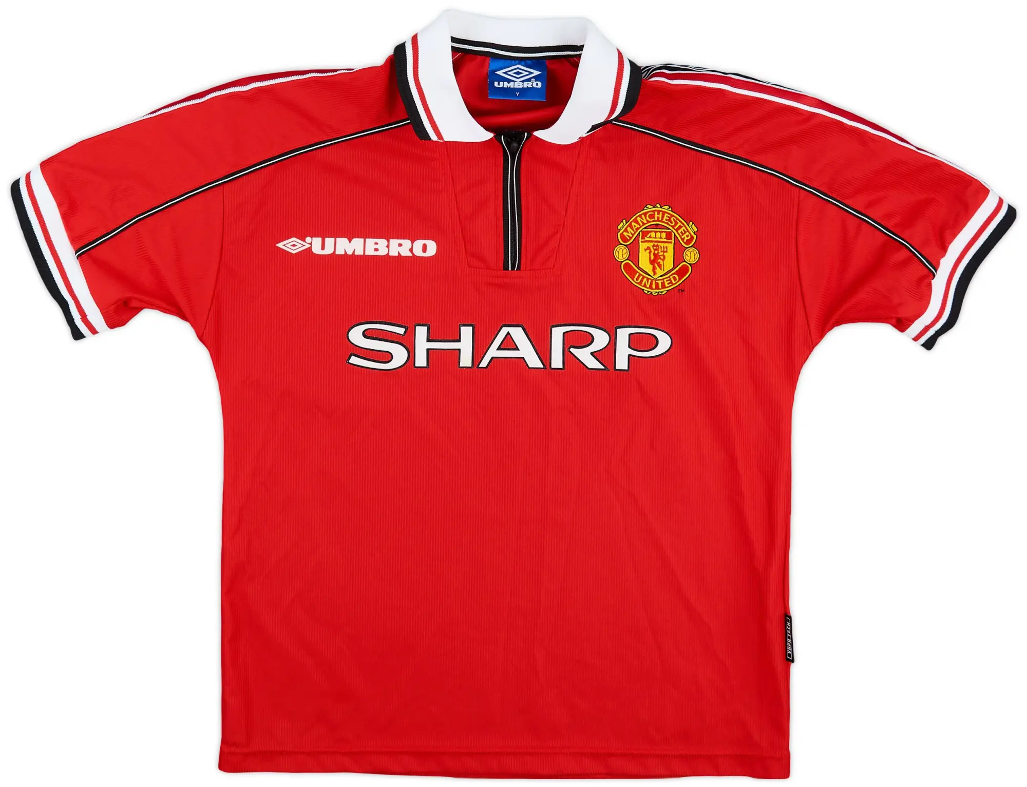 Umbro 1998-00 Manchester United Home Shirt - 8/10 - (Y)