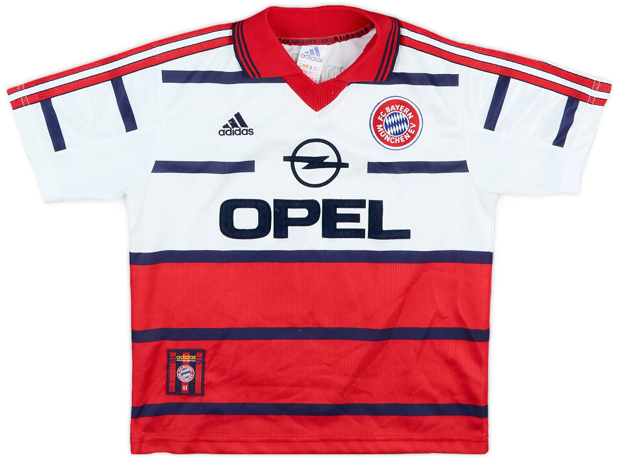 adidas 1998-00 Bayern Munich Away Shirt - 9/10 - (M.Boys)