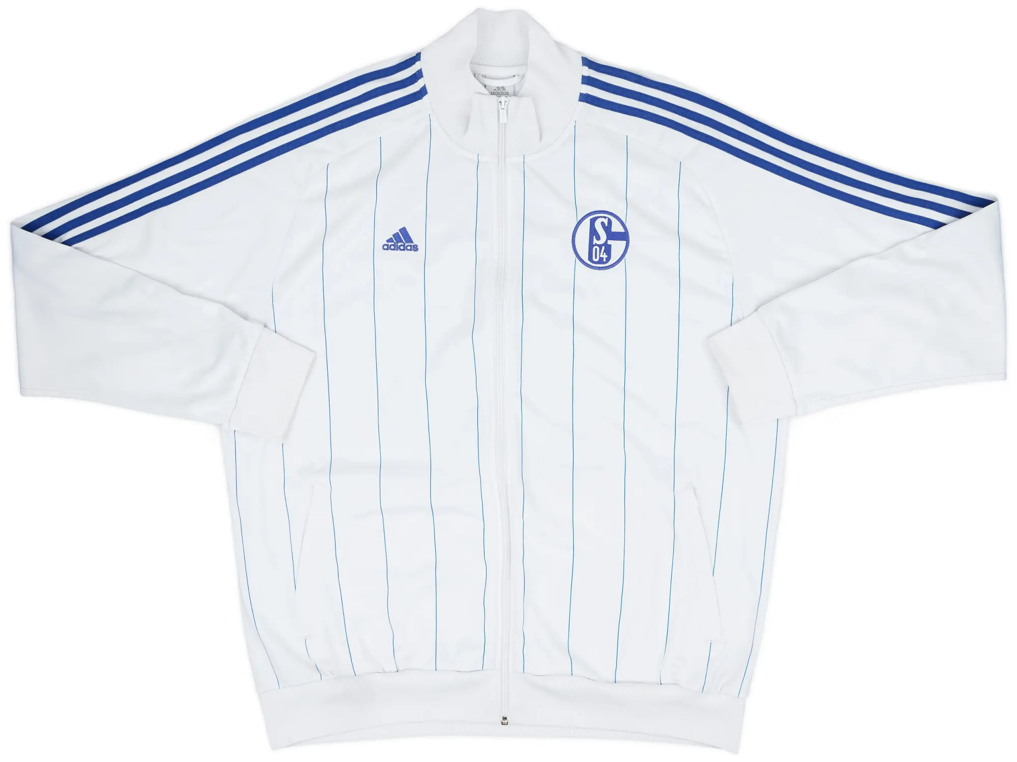 2011-12 Schalke adidas Track Jacket - 8/10 - (3XL)