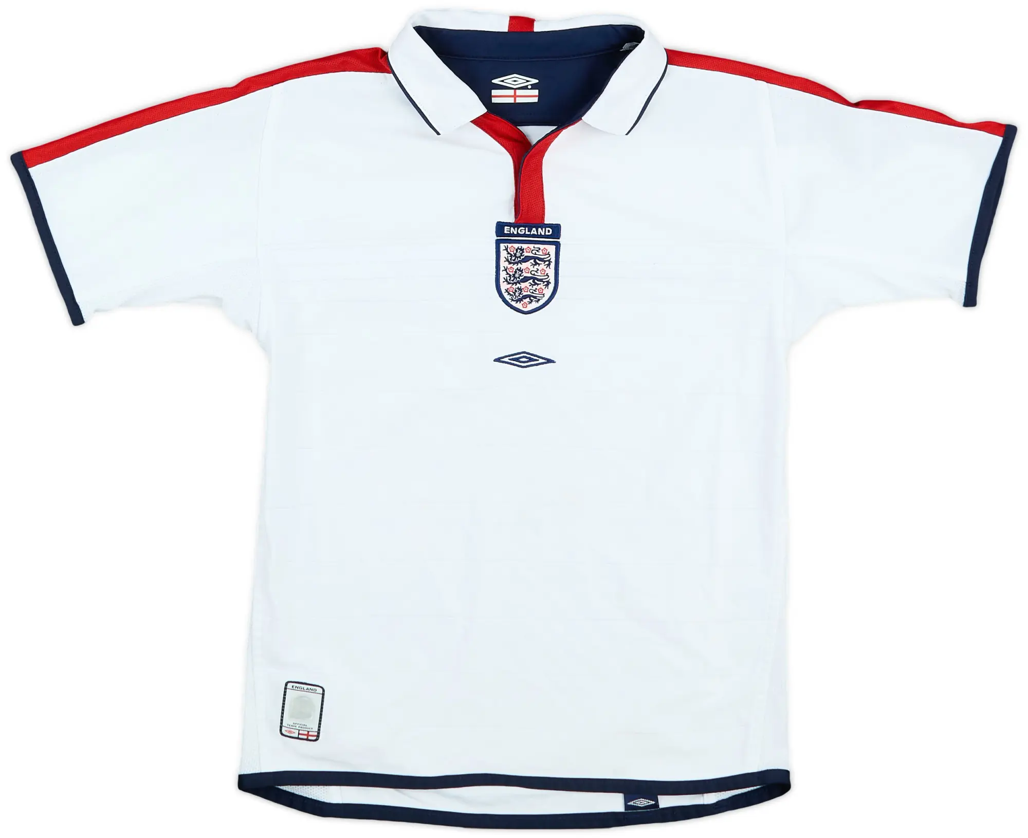 Umbro 2003-05 England Home Shirt - 7/10 - (M.Boys)