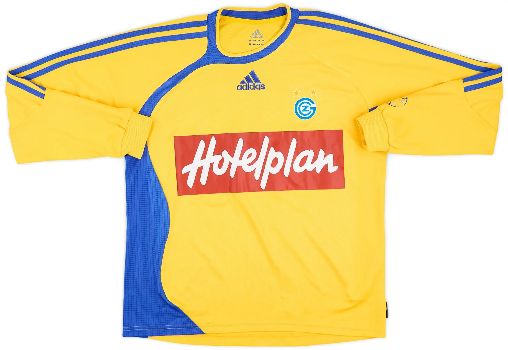 adidas 2007-08 Grasshoppers Away L/S Shirt #14 - 7/10 - (XL.Boys)