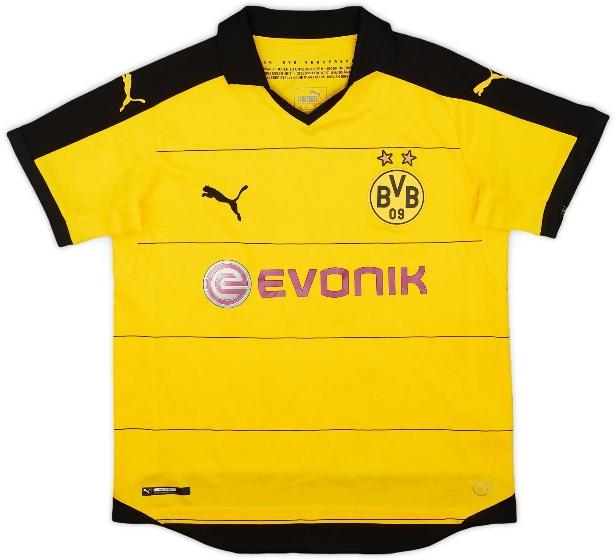 Puma 2015-16 Borussia Dortmund Home Shirt - 8/10 - (L.Boys)