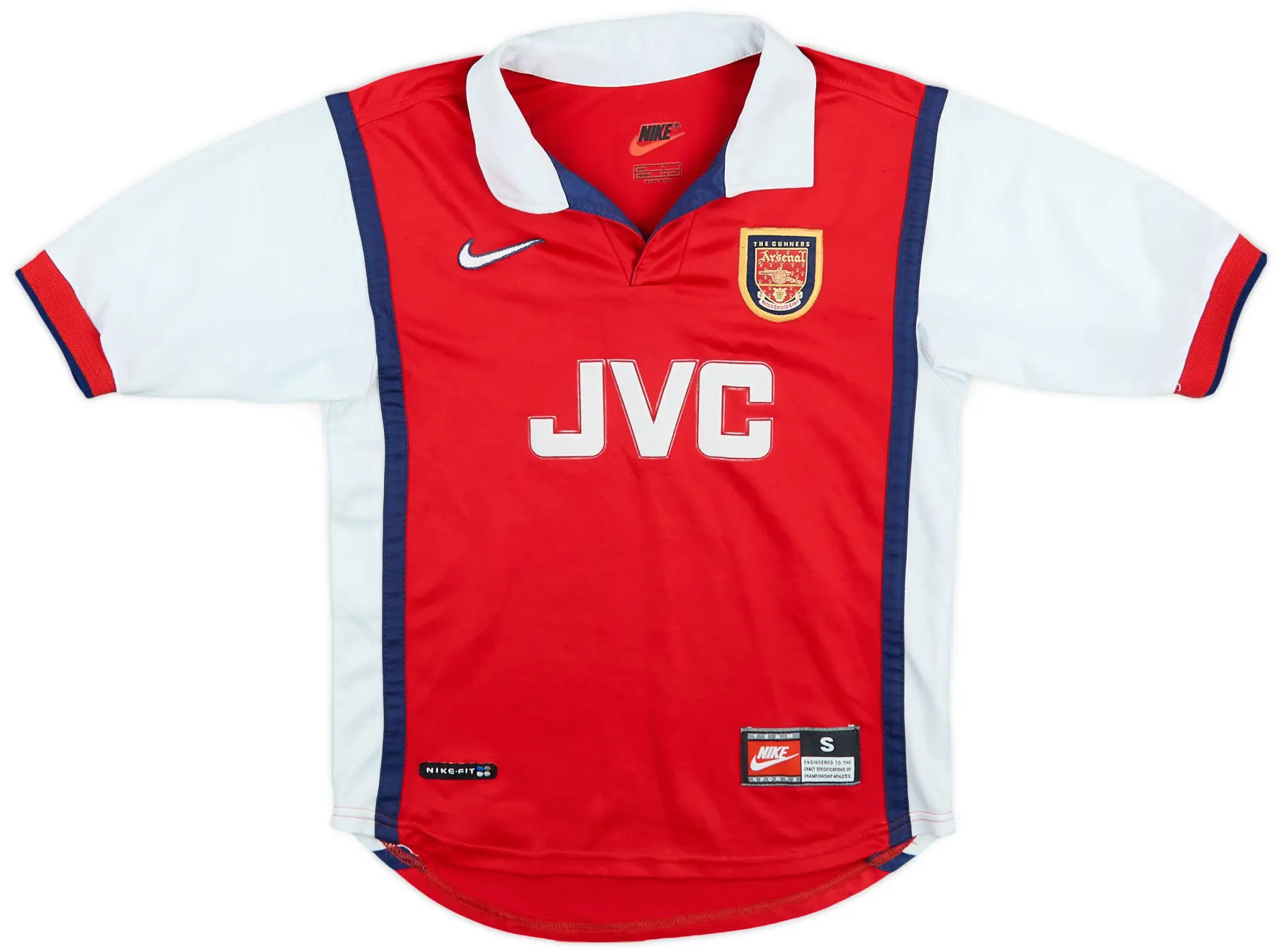 Nike 1998-99 Arsenal Home Shirt - 8/10 - (S.Boys)