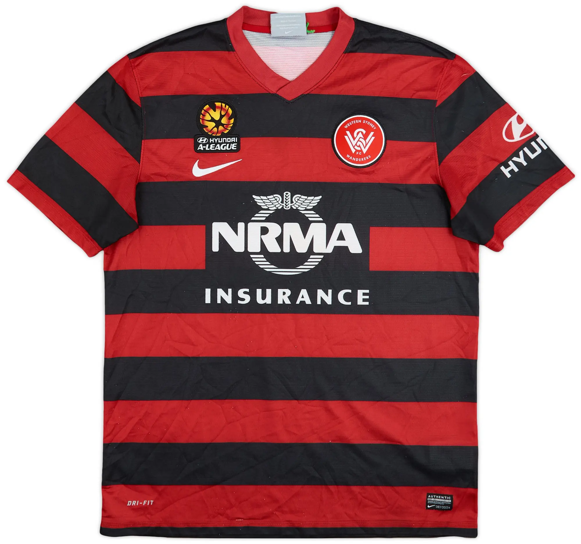 Nike 2012-14 Western Sydney Wanderers Home Shirt - 7/10 - (L)