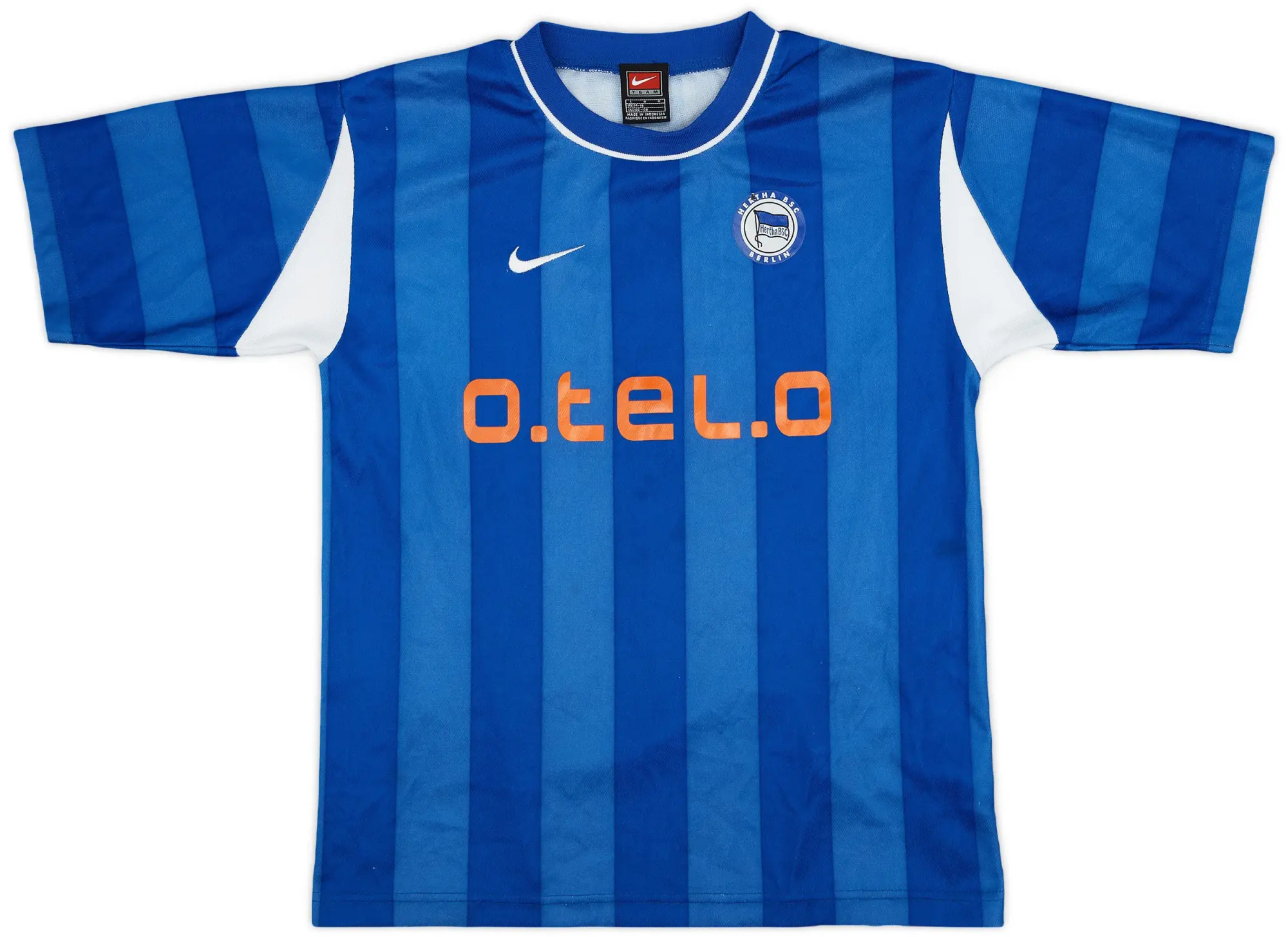 Nike 2000-01 Hertha Berlin Home Shirt - 7/10 - (L.Boys)