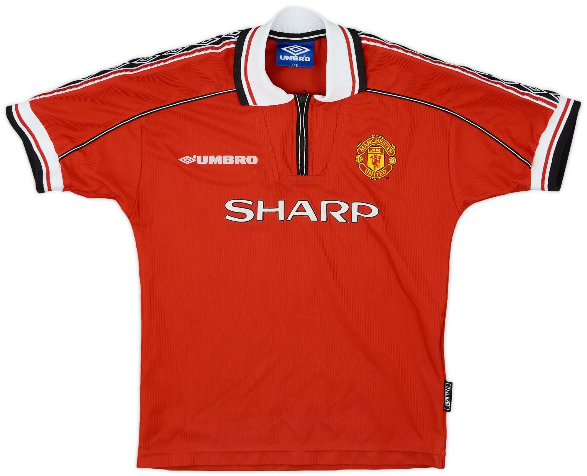 Umbro 1998-00 Manchester United Home Shirt - 8/10 - (M.Boys)