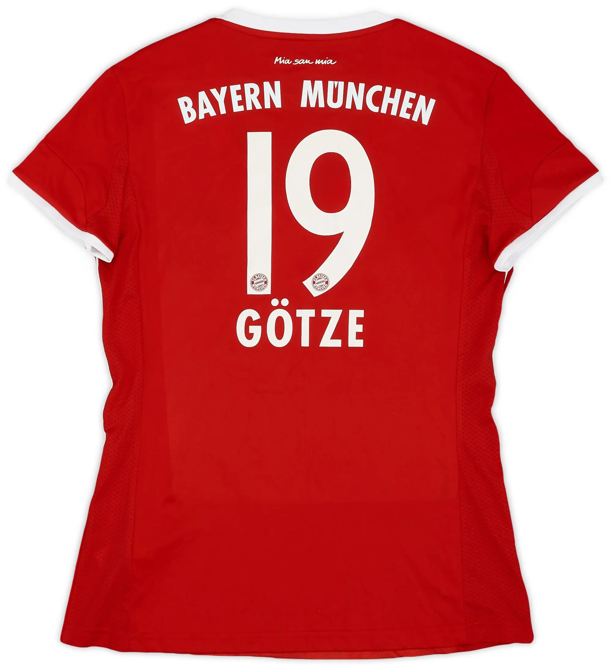 adidas 2013-14 Bayern Munich Home Shirt Gotze #19 - 6/10 - (Women's M)