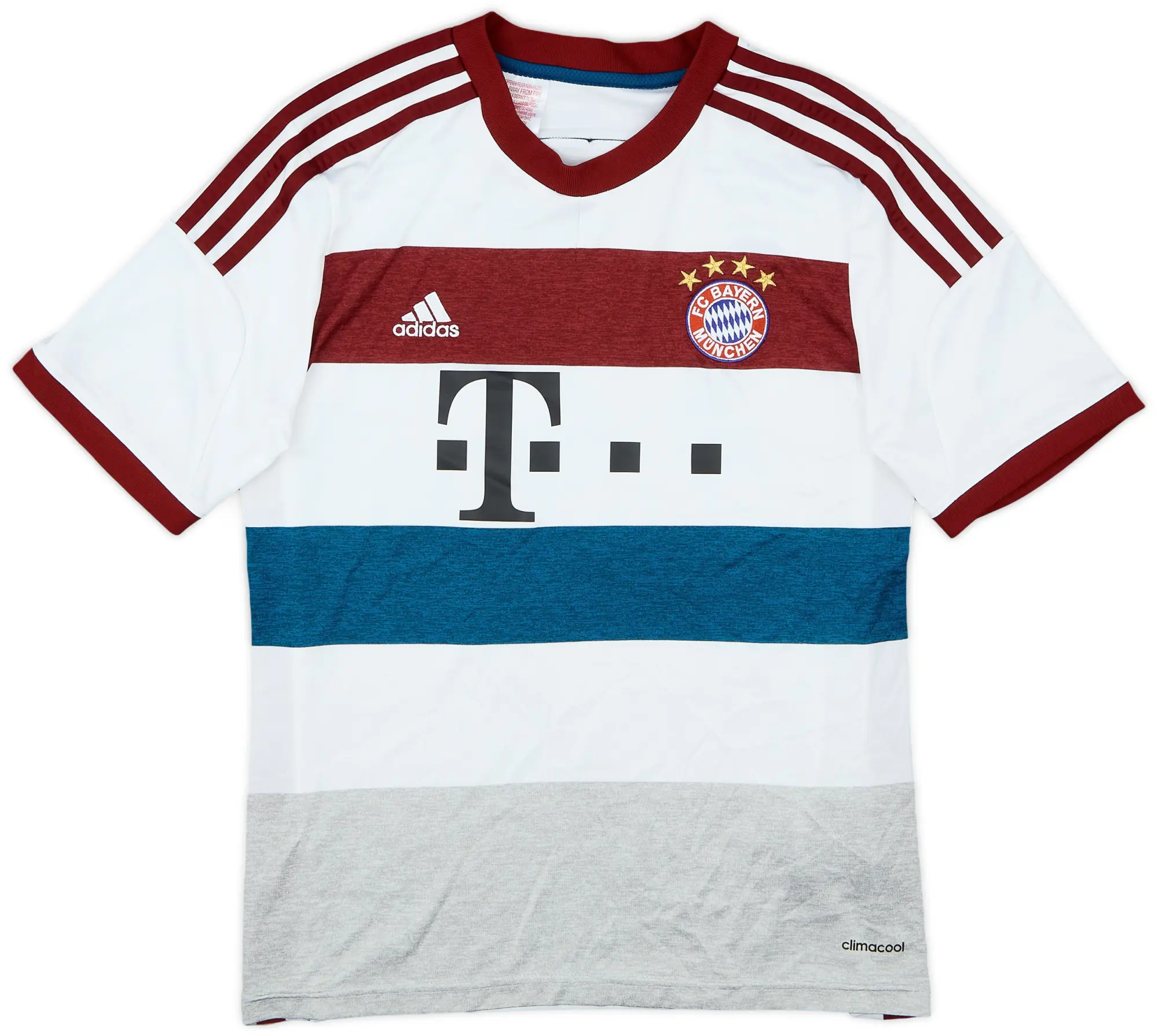 adidas 2014-15 Bayern Munich Away Shirt - 7/10 - (L.Boys)