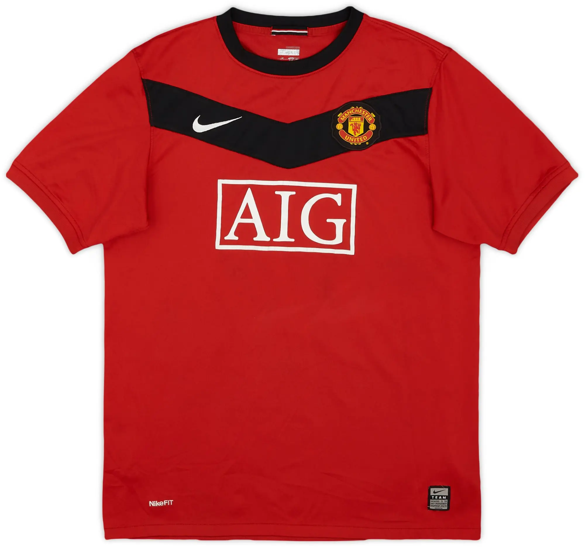 Nike 2009-10 Manchester United Home Shirt - 6/10 - (XL.Boys)