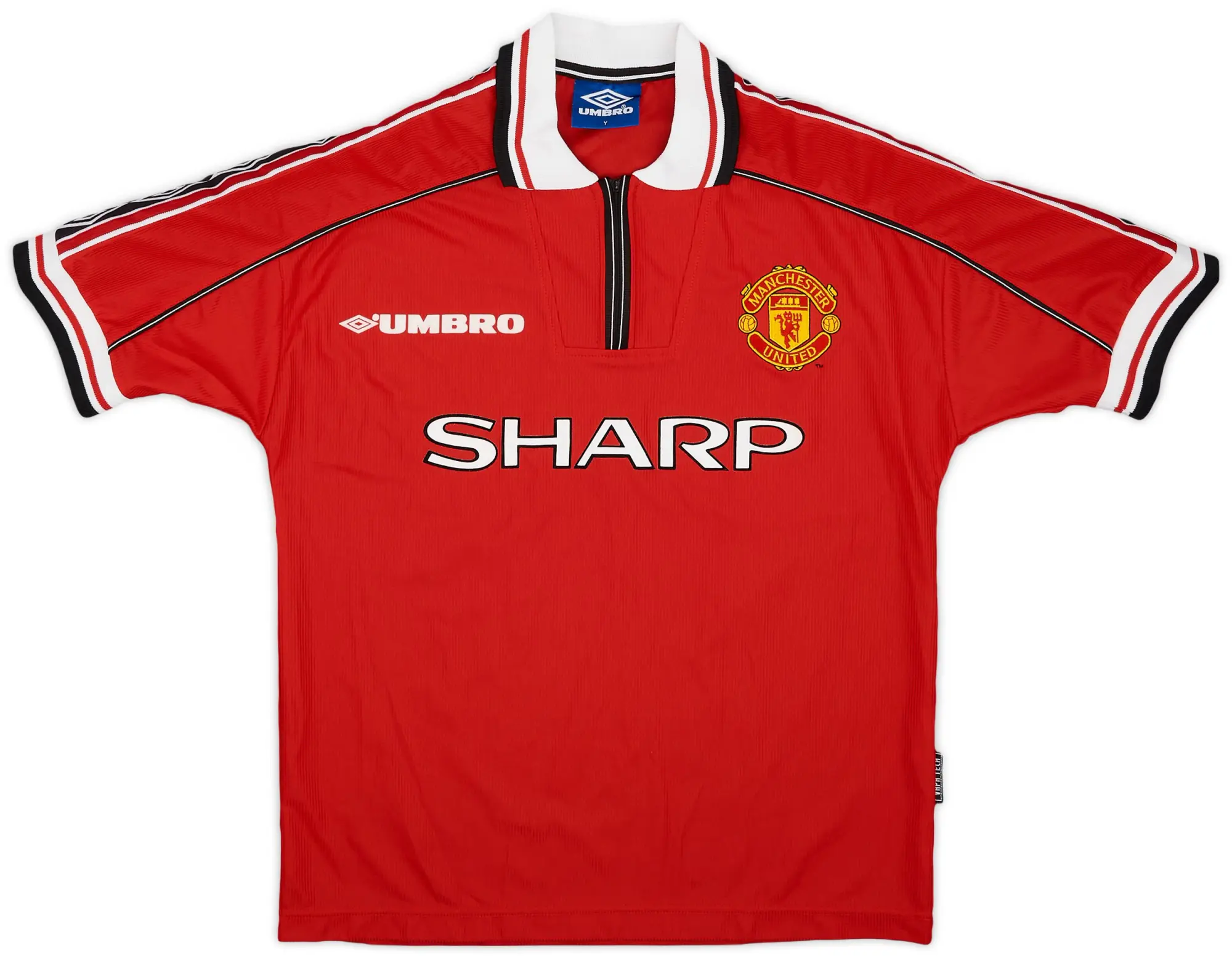 Umbro 1998-00 Manchester United Home Shirt - 9/10 - (Y)