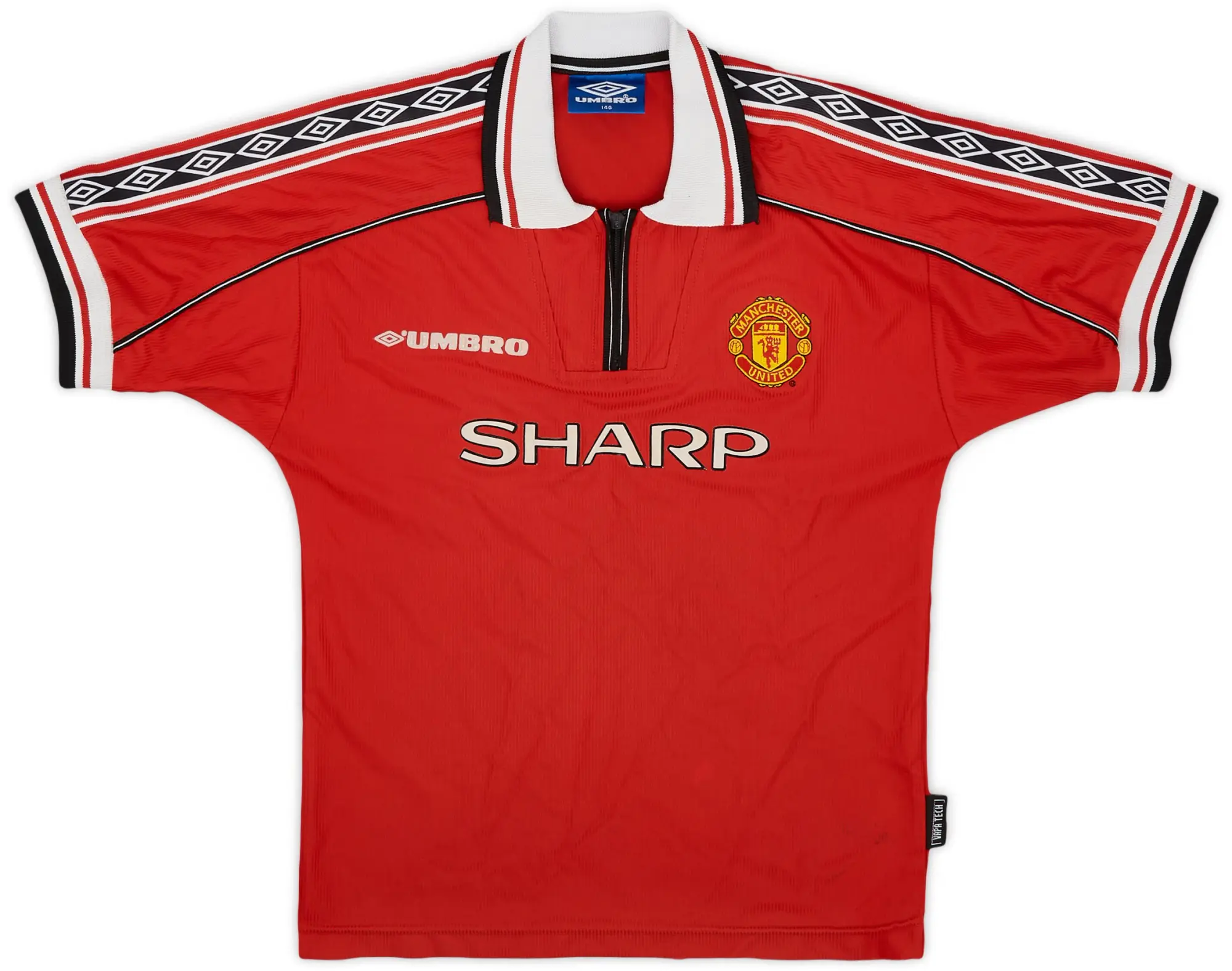 Umbro 1998-00 Manchester United Home Shirt - 6/10 - (M.Boys)