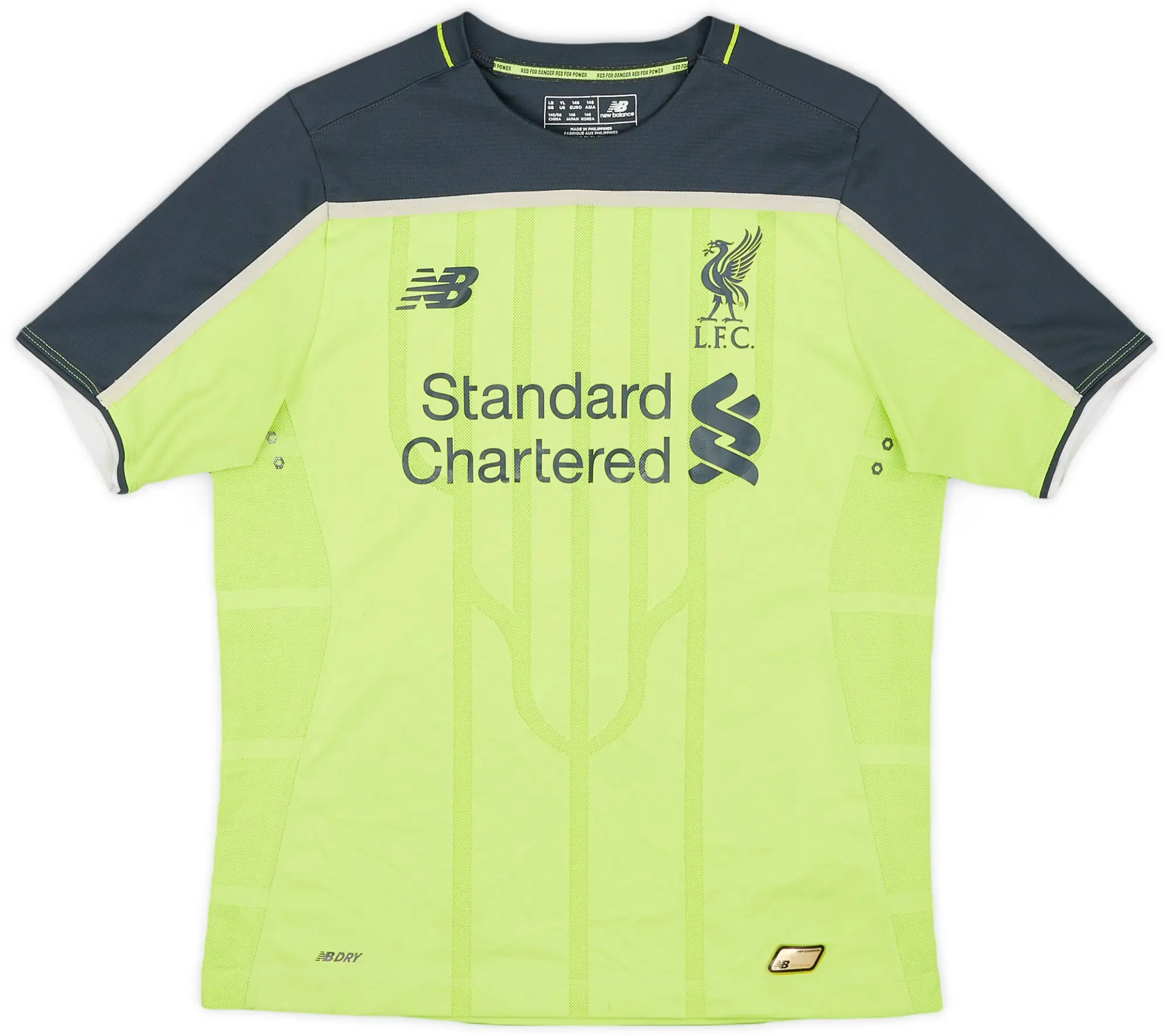NewBalance 2016-17 Liverpool Third Shirt - 6/10 - (L.Boys)