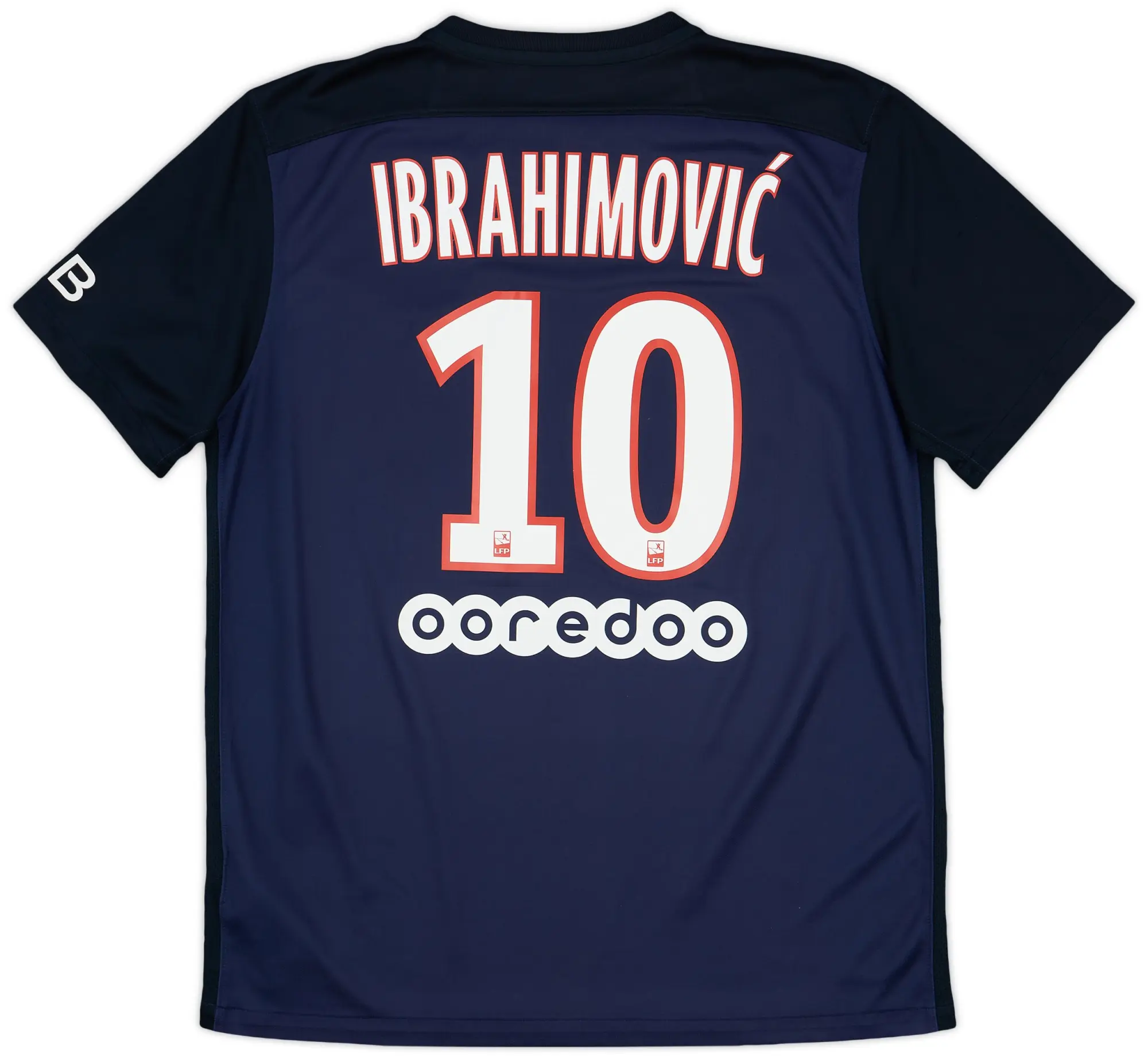Nike 2015-16 Paris Saint-Germain Home Shirt Ibrahimovic #10 - 9/10 - (L)