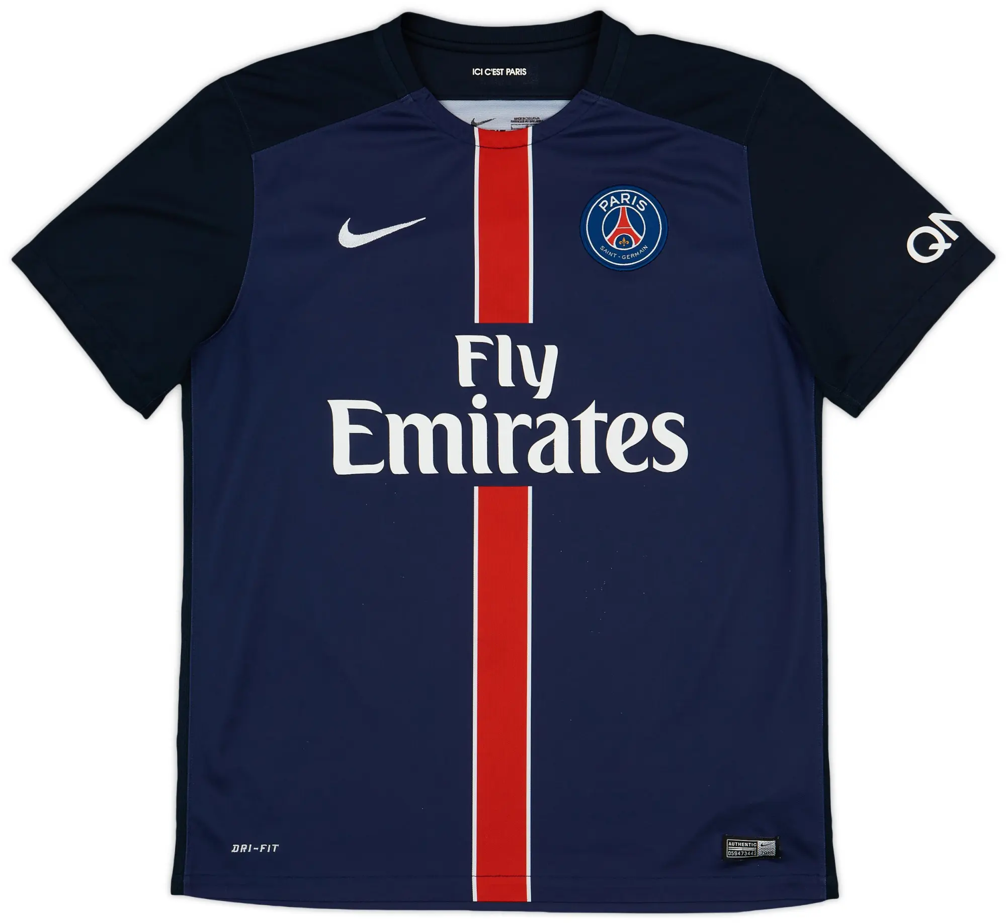 Nike 2015-16 Paris Saint-Germain Home Shirt Ibrahimovic #10 - 9/10 - (L)