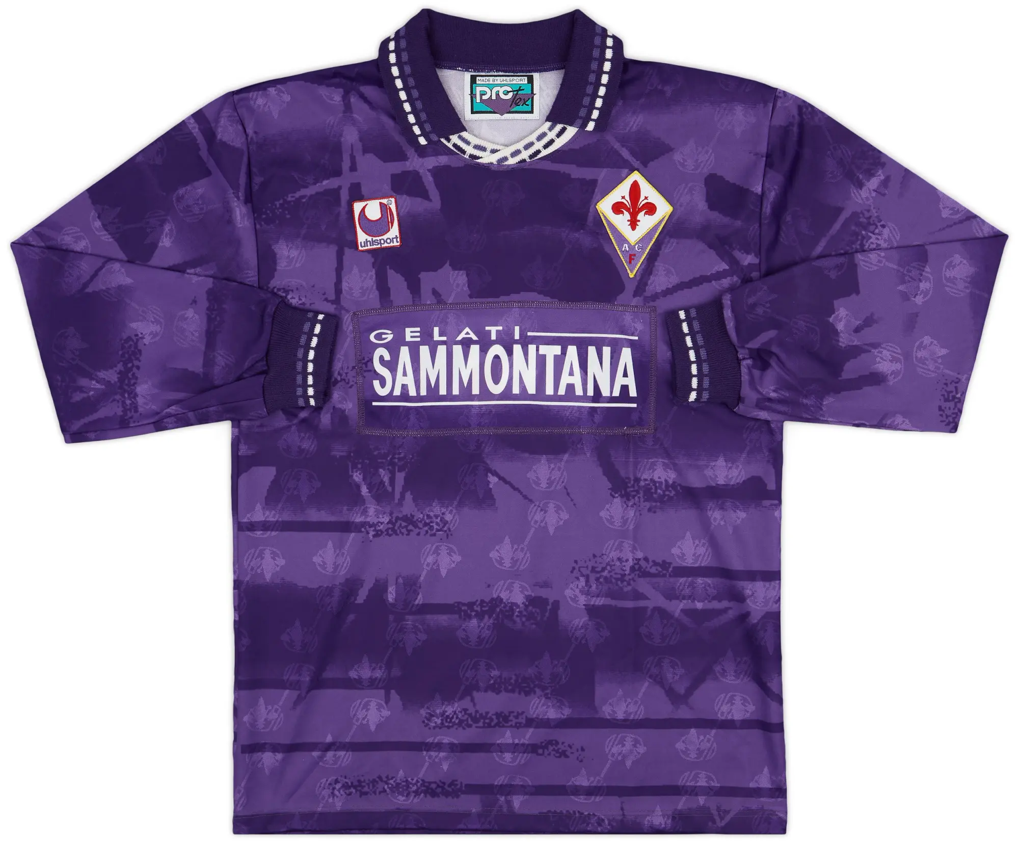 1994-95 Fiorentina Home L/S Shirt - 5/10 - (L)