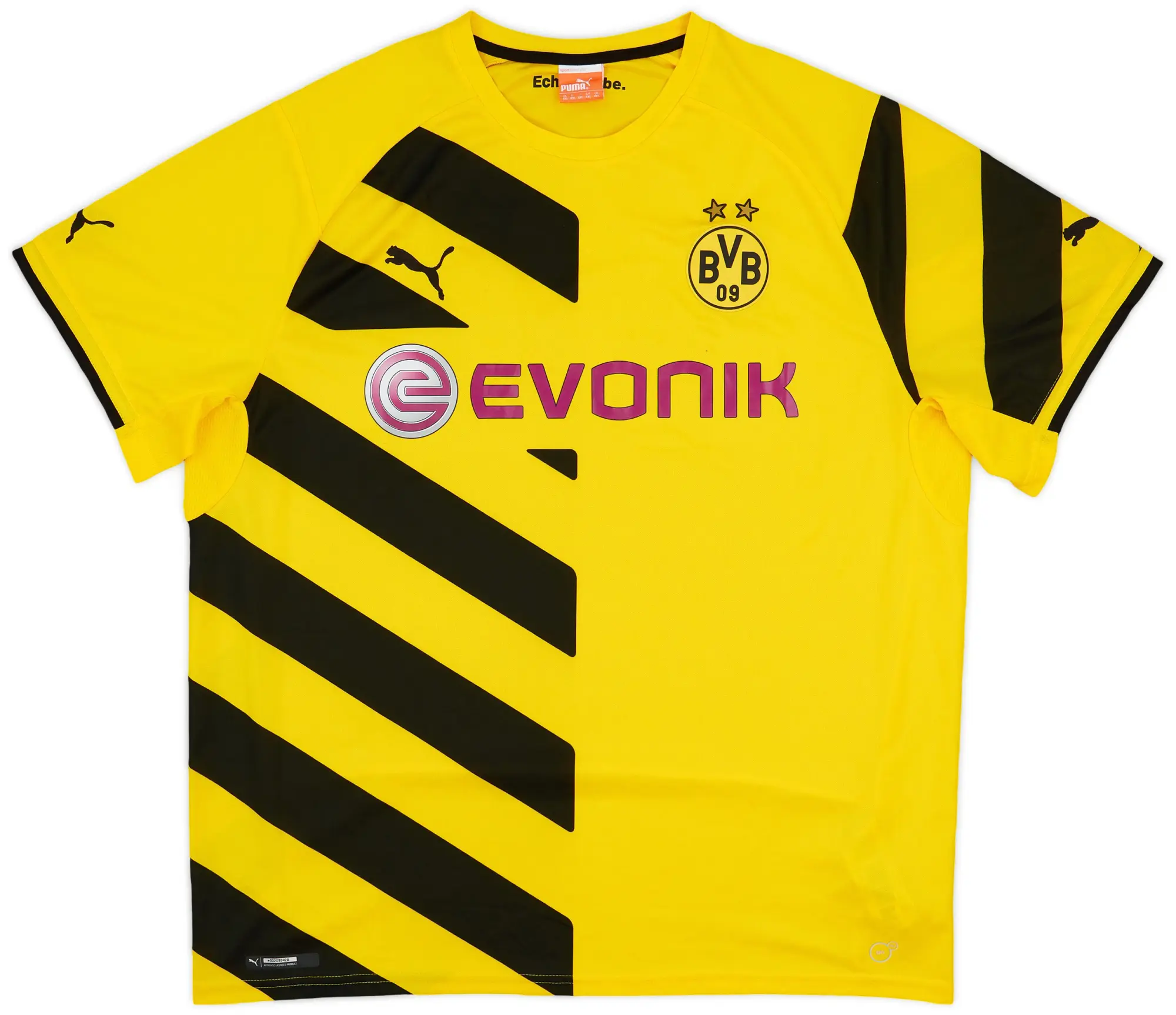 Puma 2014-15 Borussia Dortmund Home Shirt - 9/10 - (XXL)
