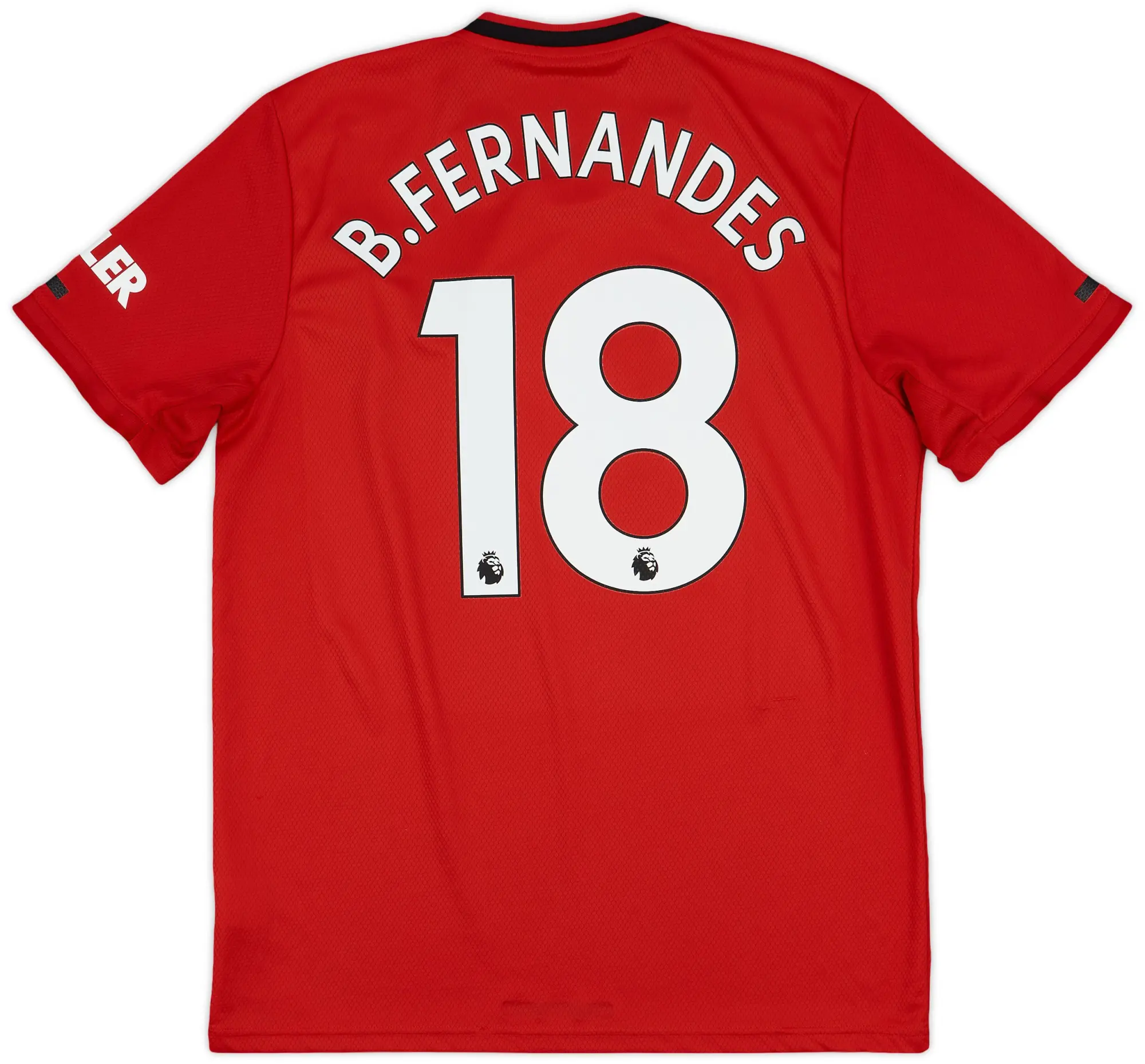 adidas 2019-20 Manchester United Home Shirt B.Fernandes #18 - 9/10 - (L)