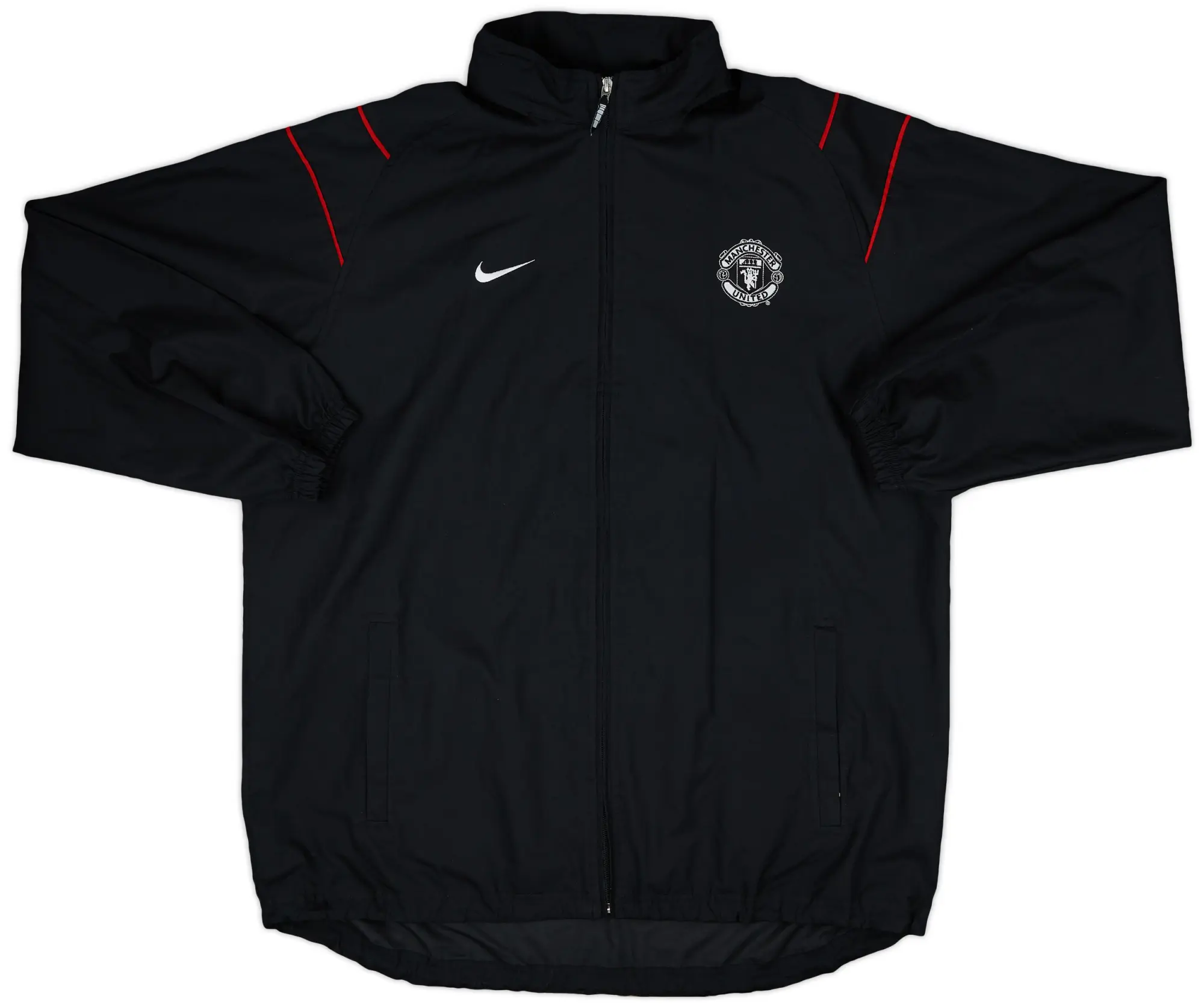 2003-04 Manchester United Nike Hooded Rain Jacket - 9/10 - (XL)