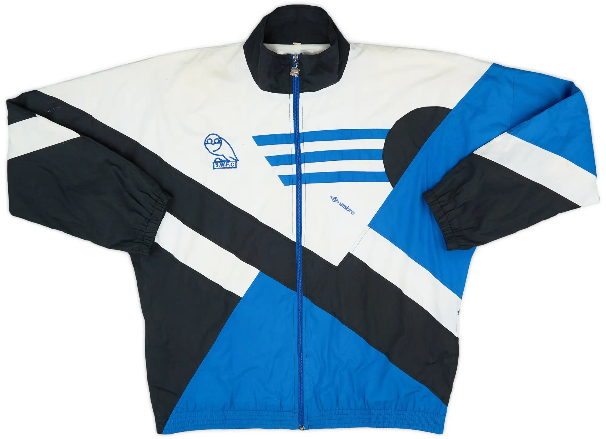 1991-93 Sheffield Wednesday Umbro Track Jacket - 8/10 - (L)