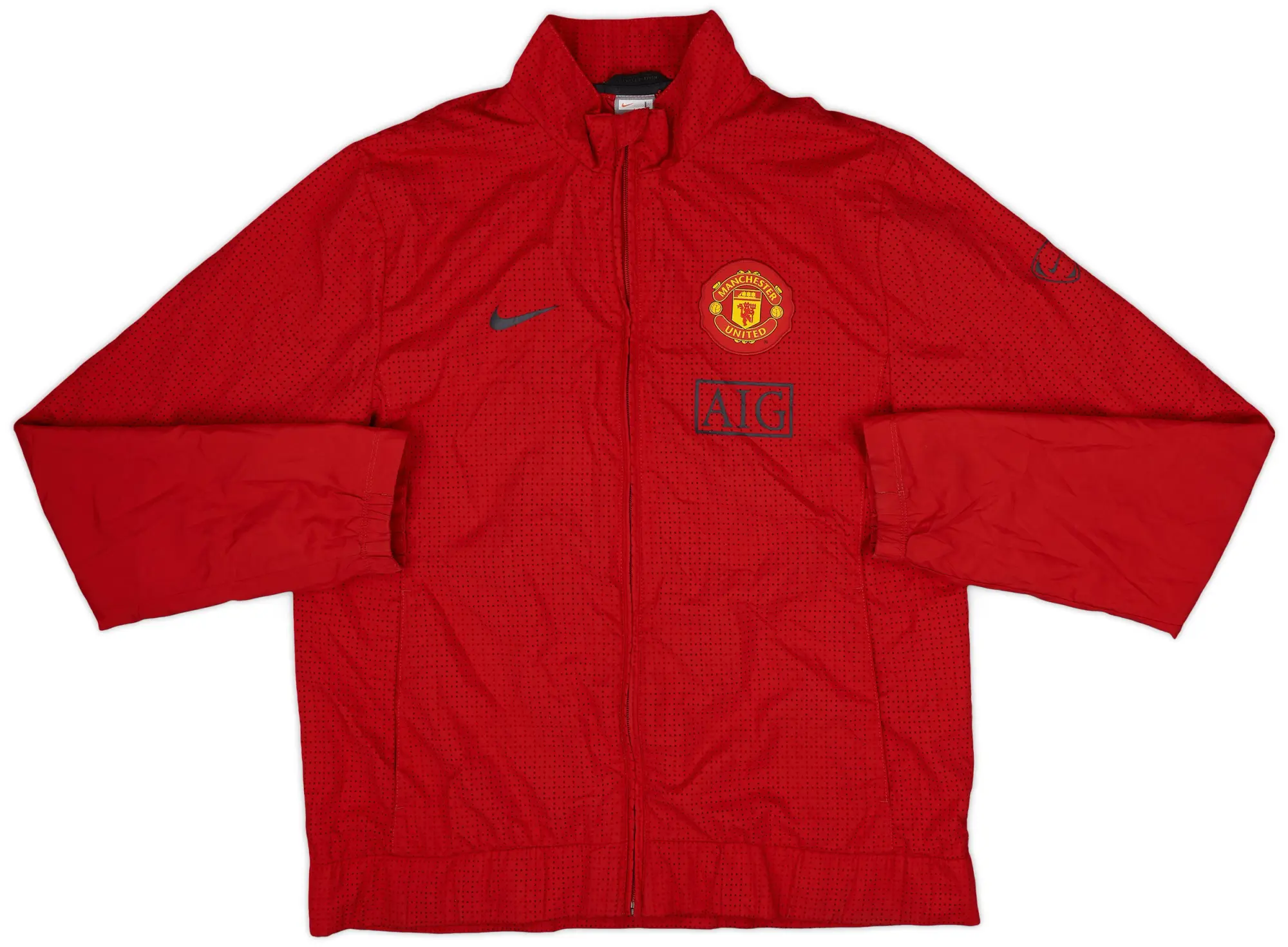 2009-10 Manchester United Nike Track Jacket - 8/10 - (L)
