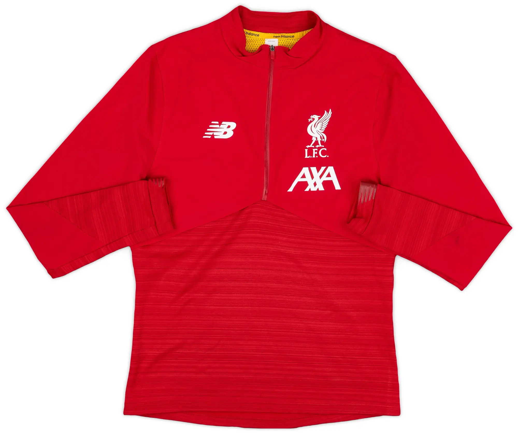 2019-20 Liverpool New Balance 1/4 Zip Drill Top - 7/10 - (S)