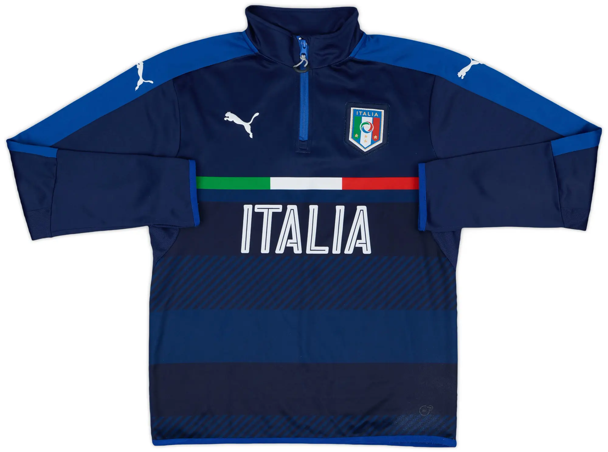 2016-17 Italy Puma 1/4 Zip Drill Top - 6/10 - (S)