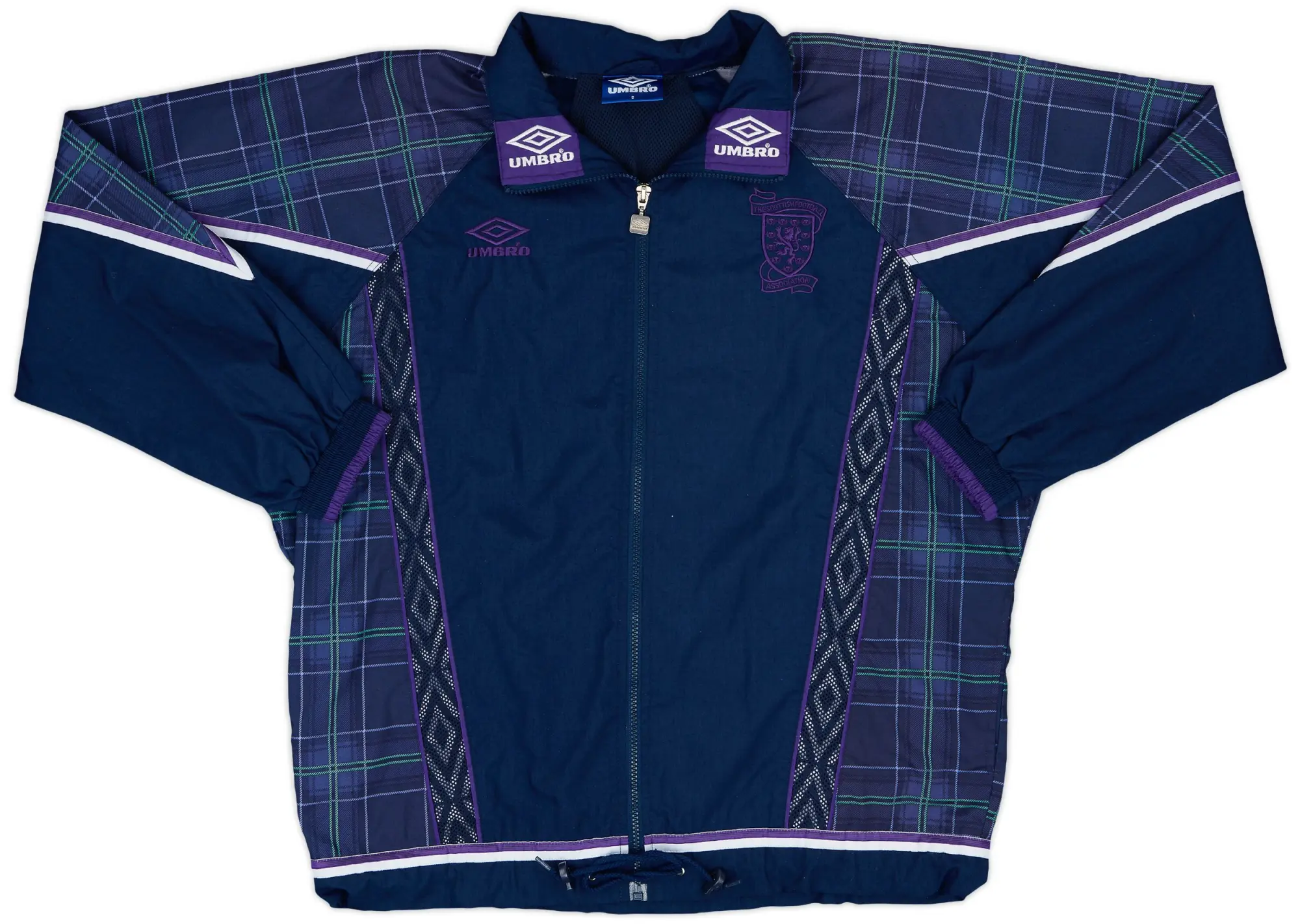 1994-96 Scotland Umbro Track Jacket - 8/10 - (S)