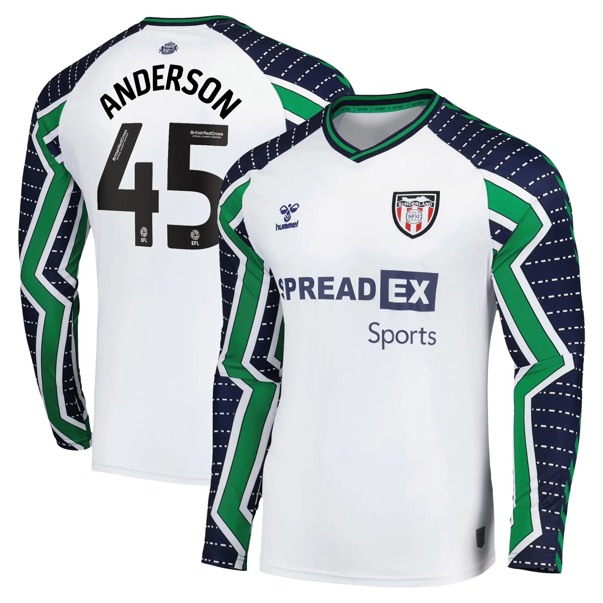 Sunderland Hummel Away Shirt 2024-25 - Long Sleeve